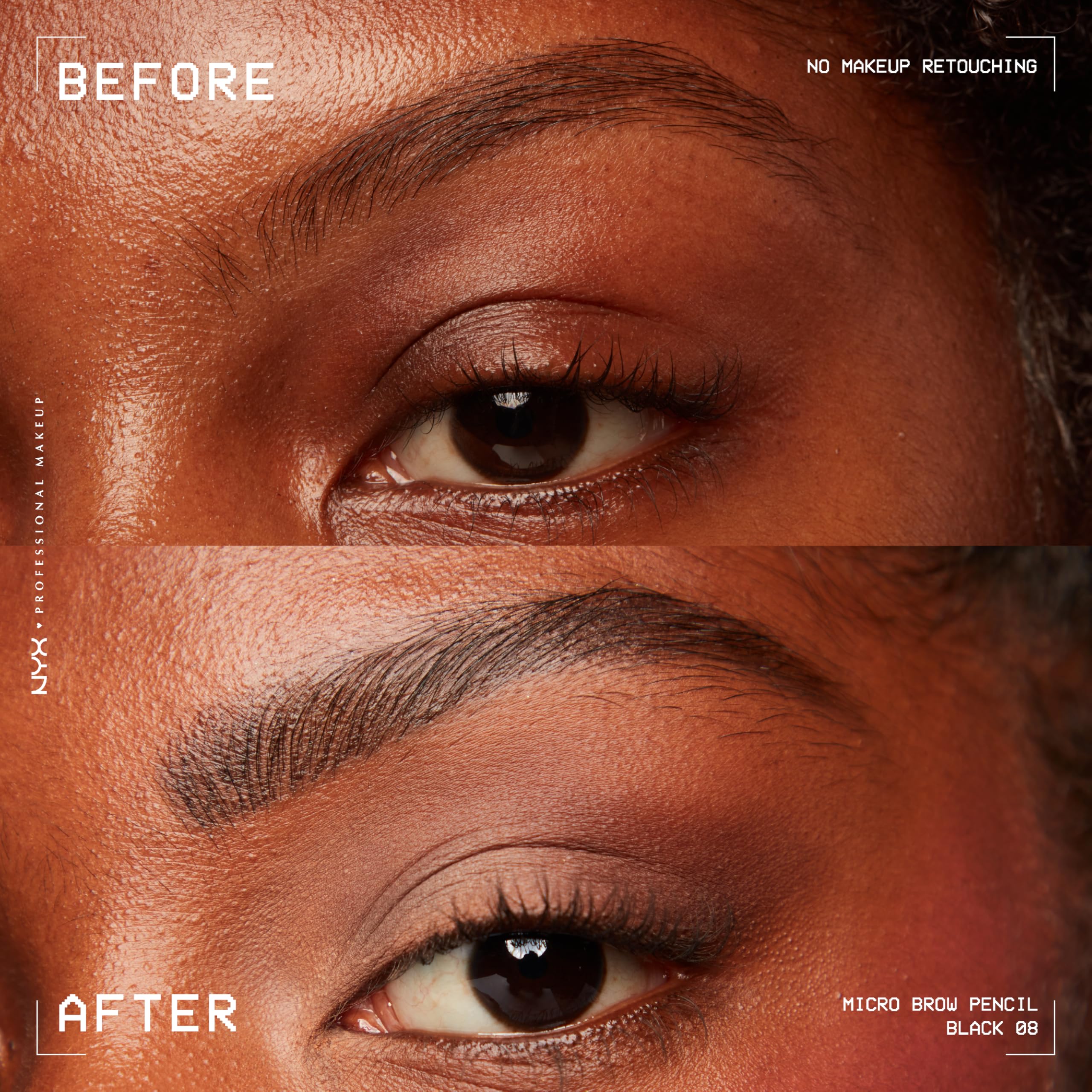 NYX Professional Makeup Micro Brow Pencil - Ultra Thin Retractable Brow Pencil with Spoolie 3