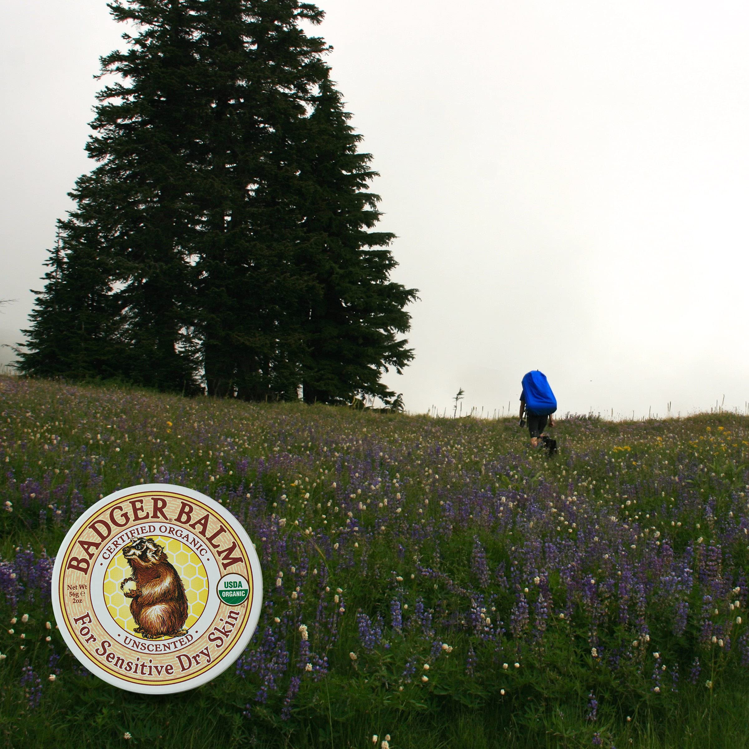 Badger Unscented Balm with Virgin Olive Oil & Beeswax for Dry, Sensitive Skin 8