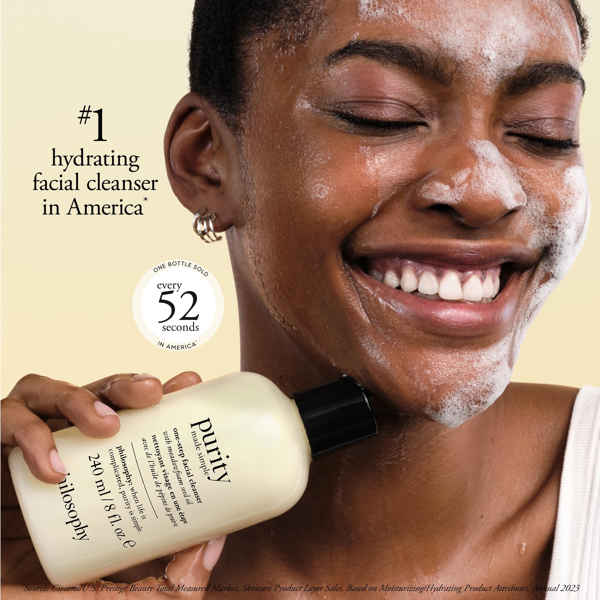 philosophy Purity One-Step Facial Cleanser 472ml | Gentle Face Cleanser 7