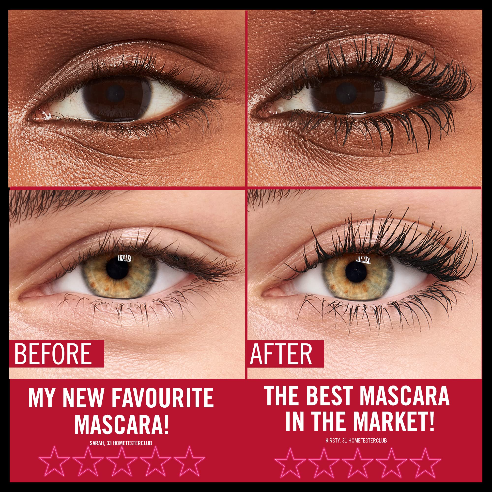 Rimmel London Thrill Seeker Mascara Brown Black - Bold Volume & Lengthening 5