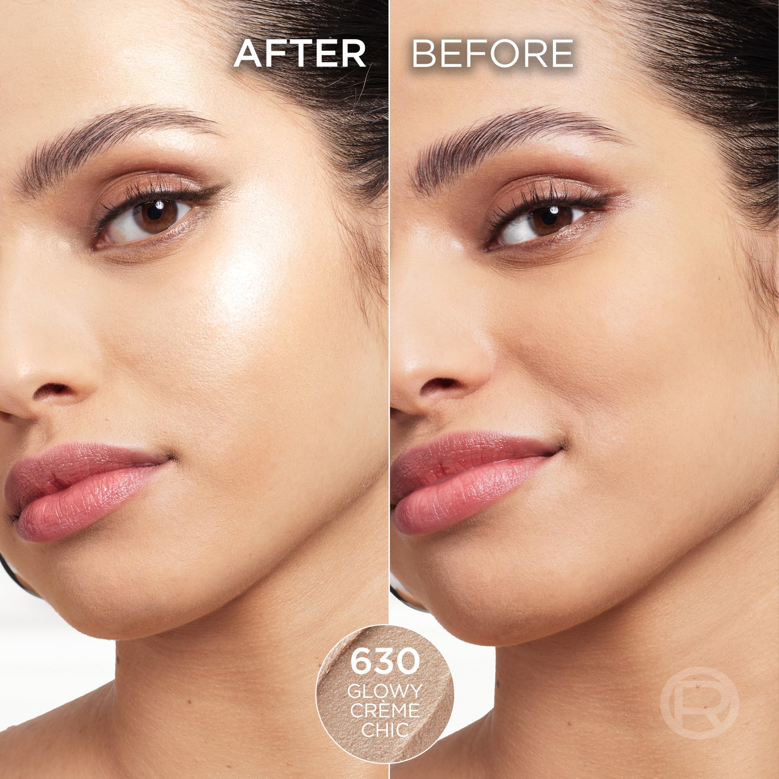 L'Oréal Paris Lumi Le Glow Stick Highlighter, Radiant Satin Finish, Shade 630 Cream Chic, 9g 5