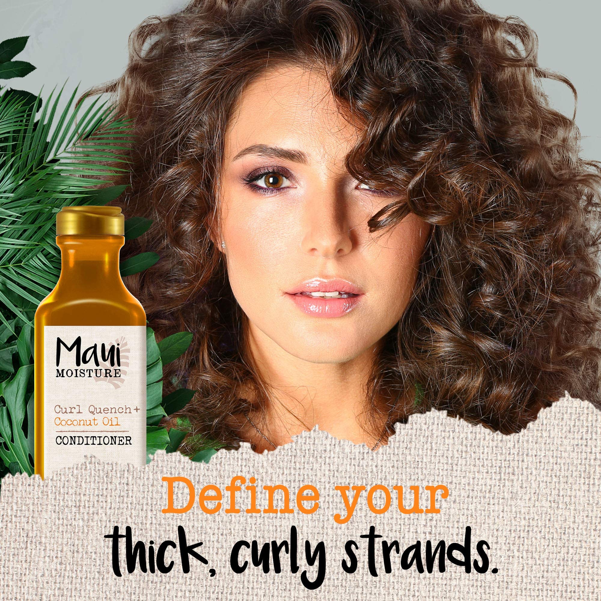 Maui Moisture Coconut Oil Conditioner for Defining Curls, Coils, and Waves (385ml) 3