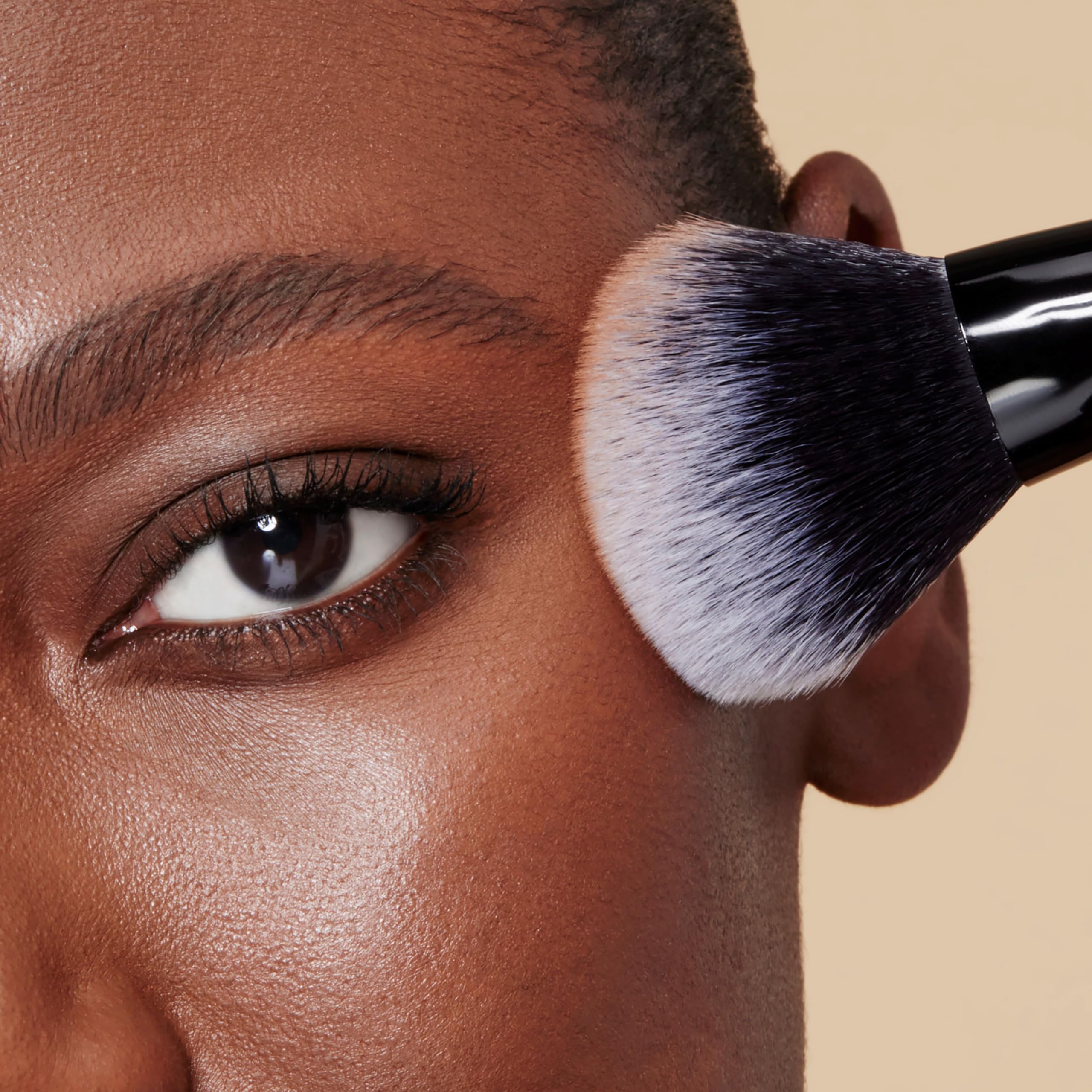 e.l.f. Dual-Ended Cream + Powder Brush: Two-in-One Vegan Makeup Tool 4