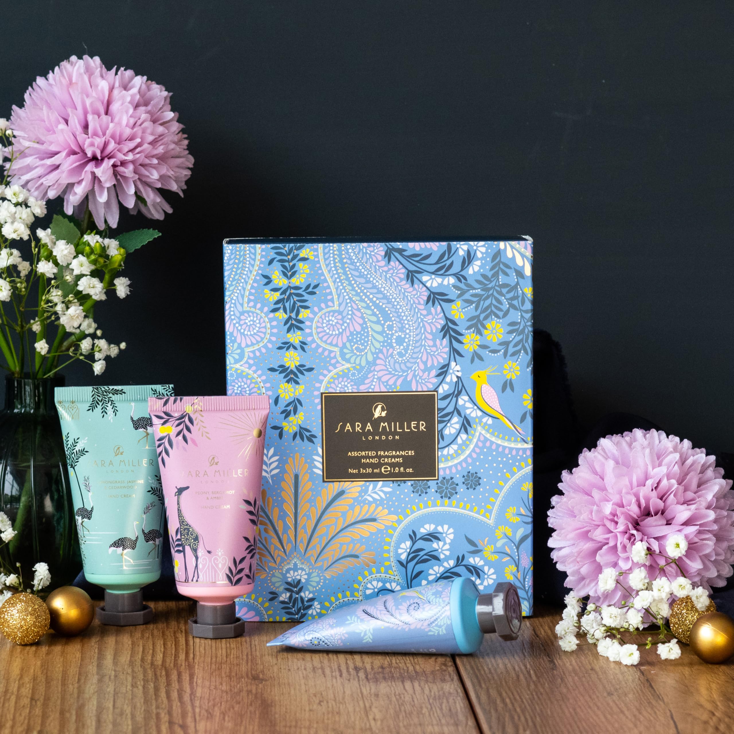 Sara Miller London Hand Cream Trio (3x 30ml) - Exotic Fragrances with Shea Butter 6