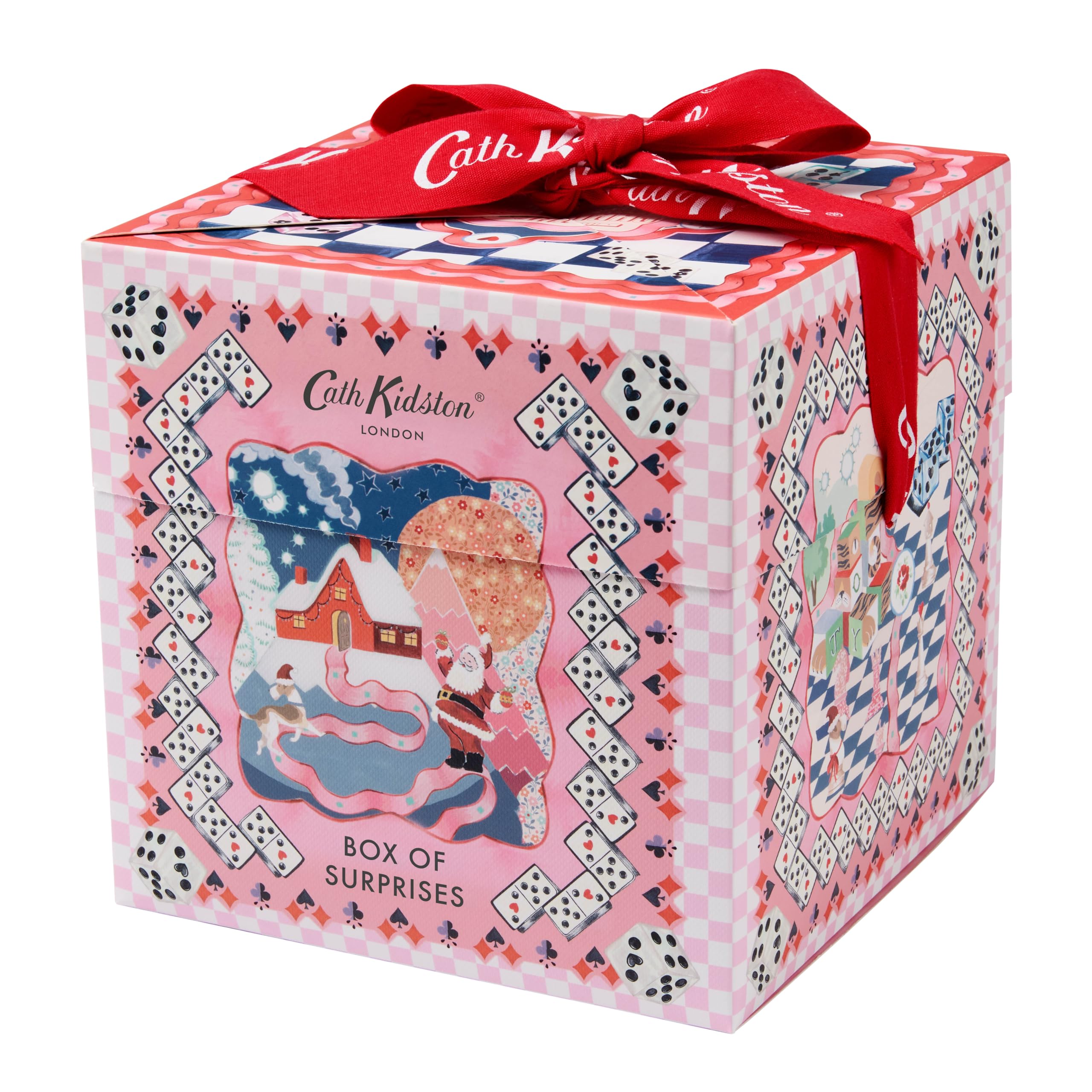 Cath Kidston Red Berry & Cedar Festive Body Care Gift Set with Balm and Cards 5