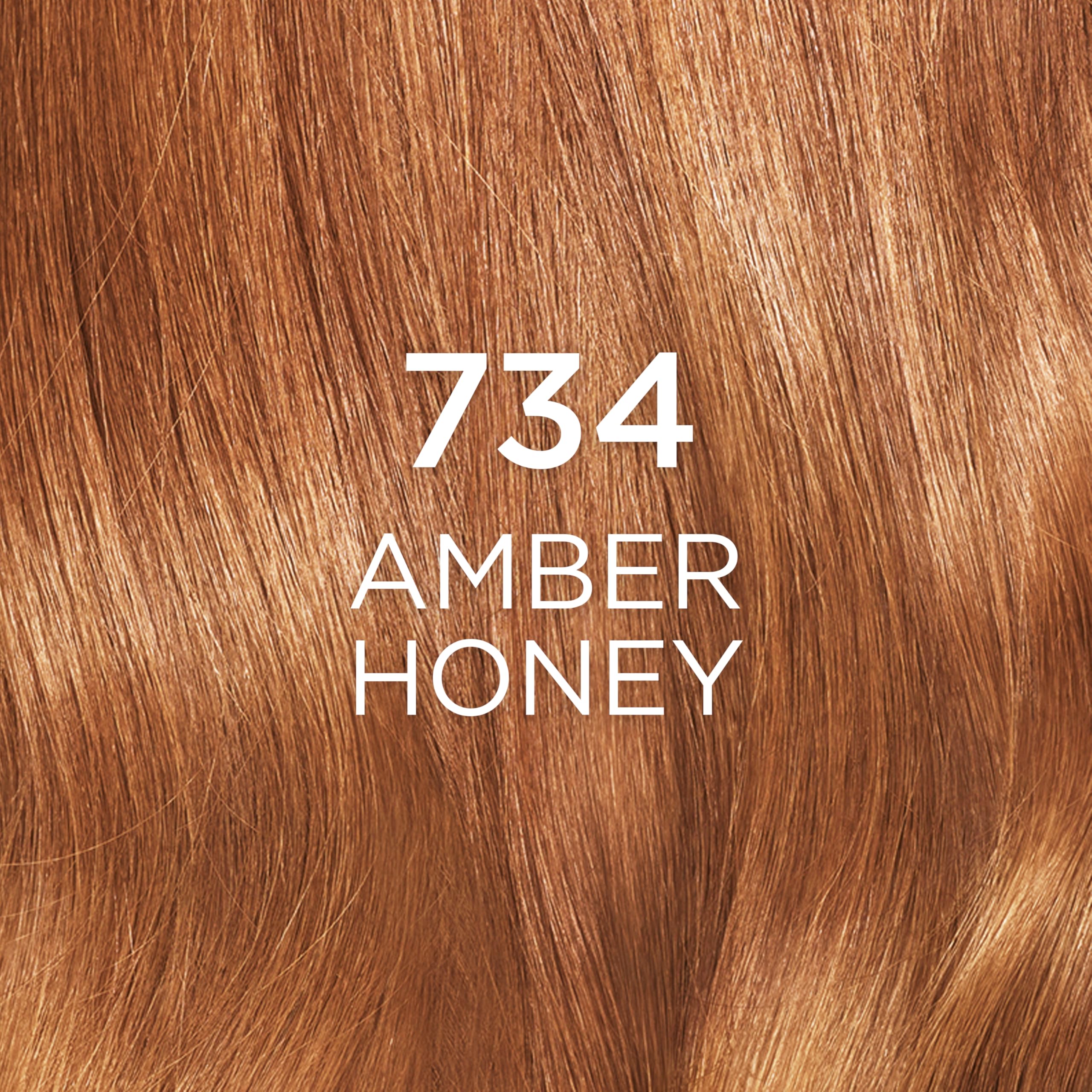 L'Oréal Paris Casting Crème Gloss Semi-Permanent Hair Dye - Shade 734 Amber Honey 9