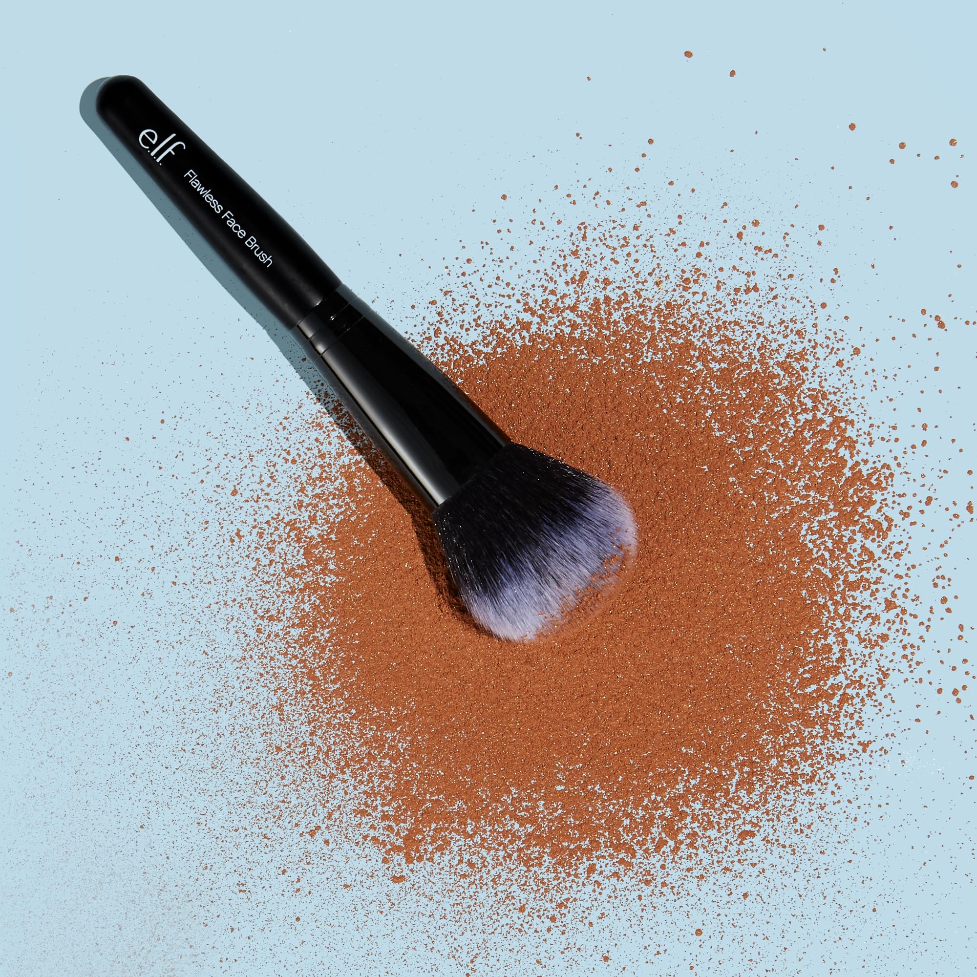 e.l.f. Flawless Face Brush - Vegan, Cruelty-Free Tool for Contouring and Defining 4