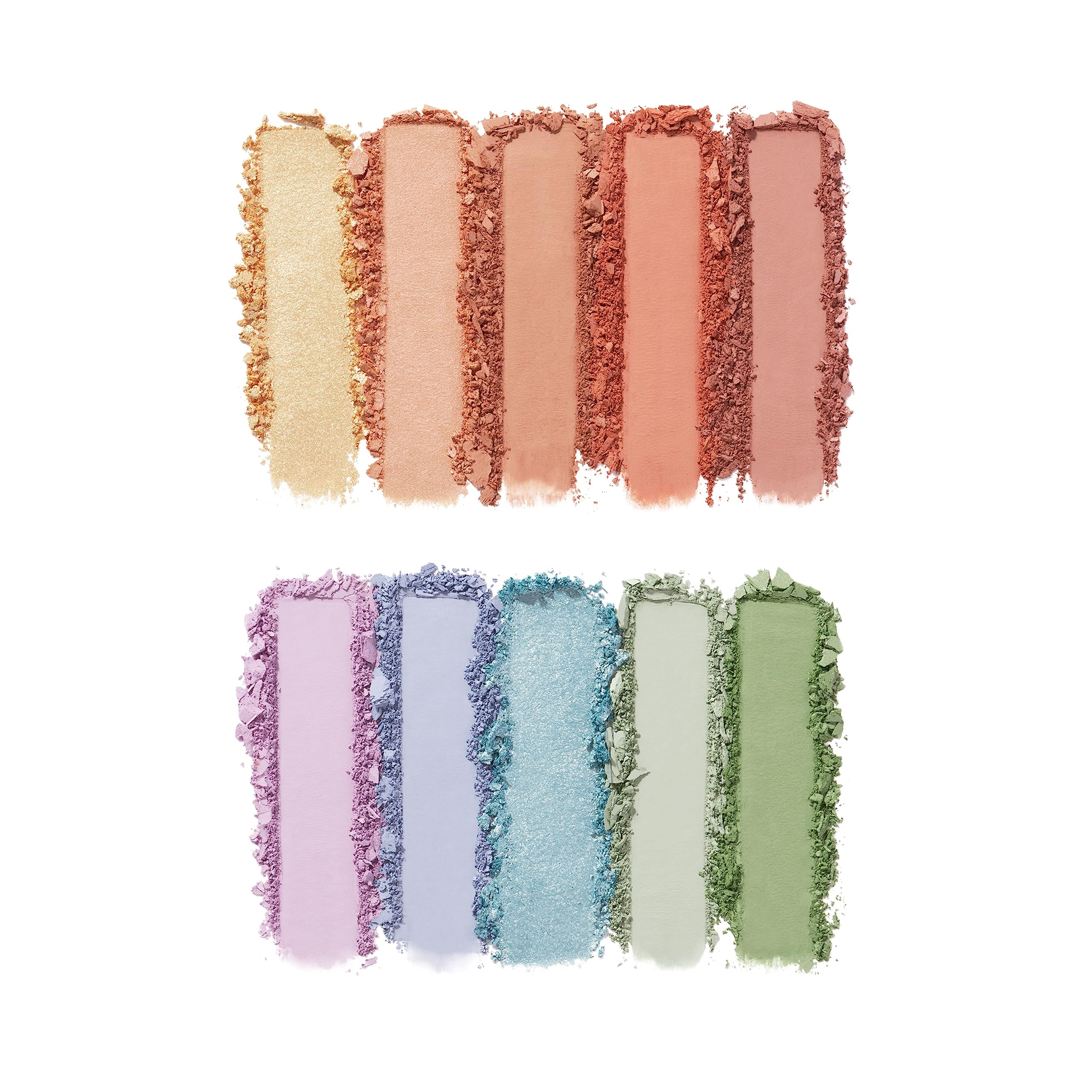 e.l.f. Perfect 10 Eyeshadow Palette - 10 Bright, Warm, Ultra-Pigmented Shades