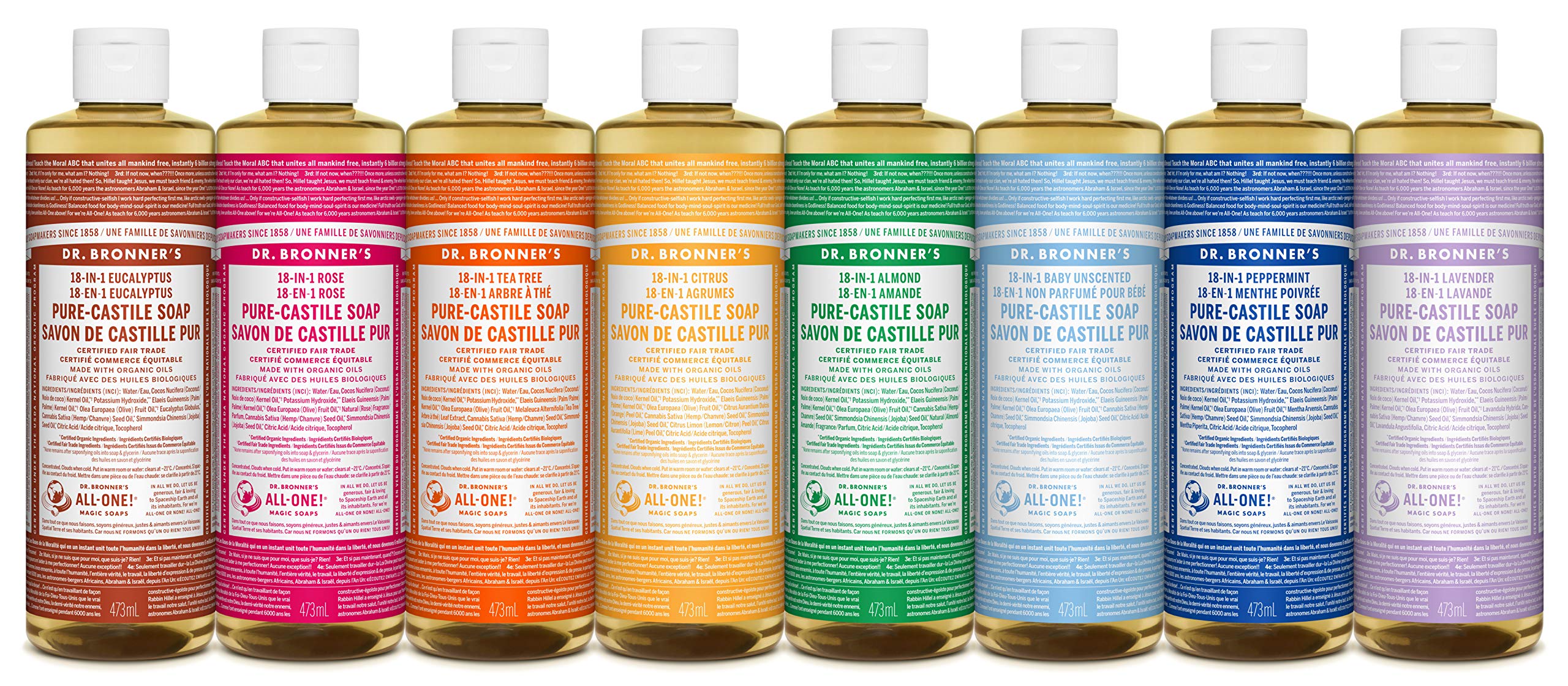 Dr. Bronner's Baby Mild All-One Magic Soap, Unscented, 475ml 3