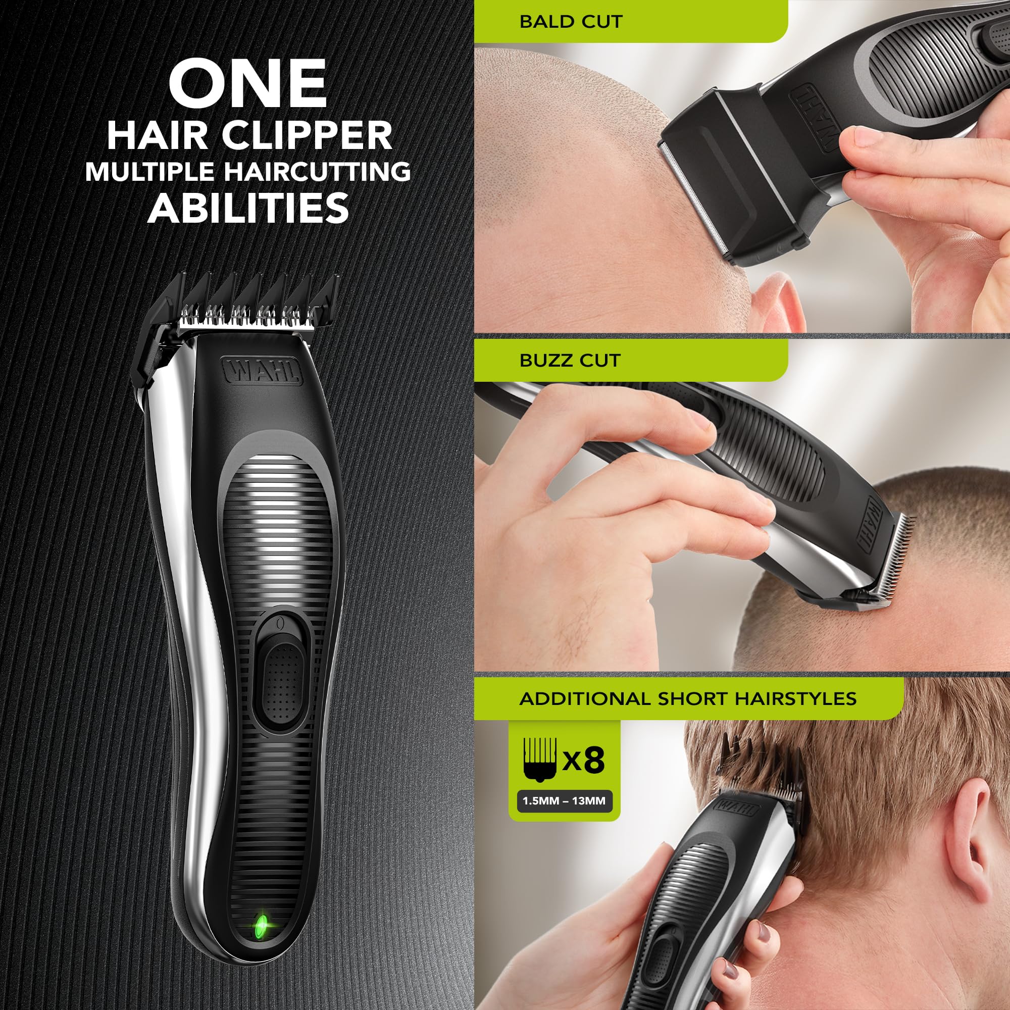 Wahl Bald and Buzz Cut Hair Clipper and Head Shaver for Men