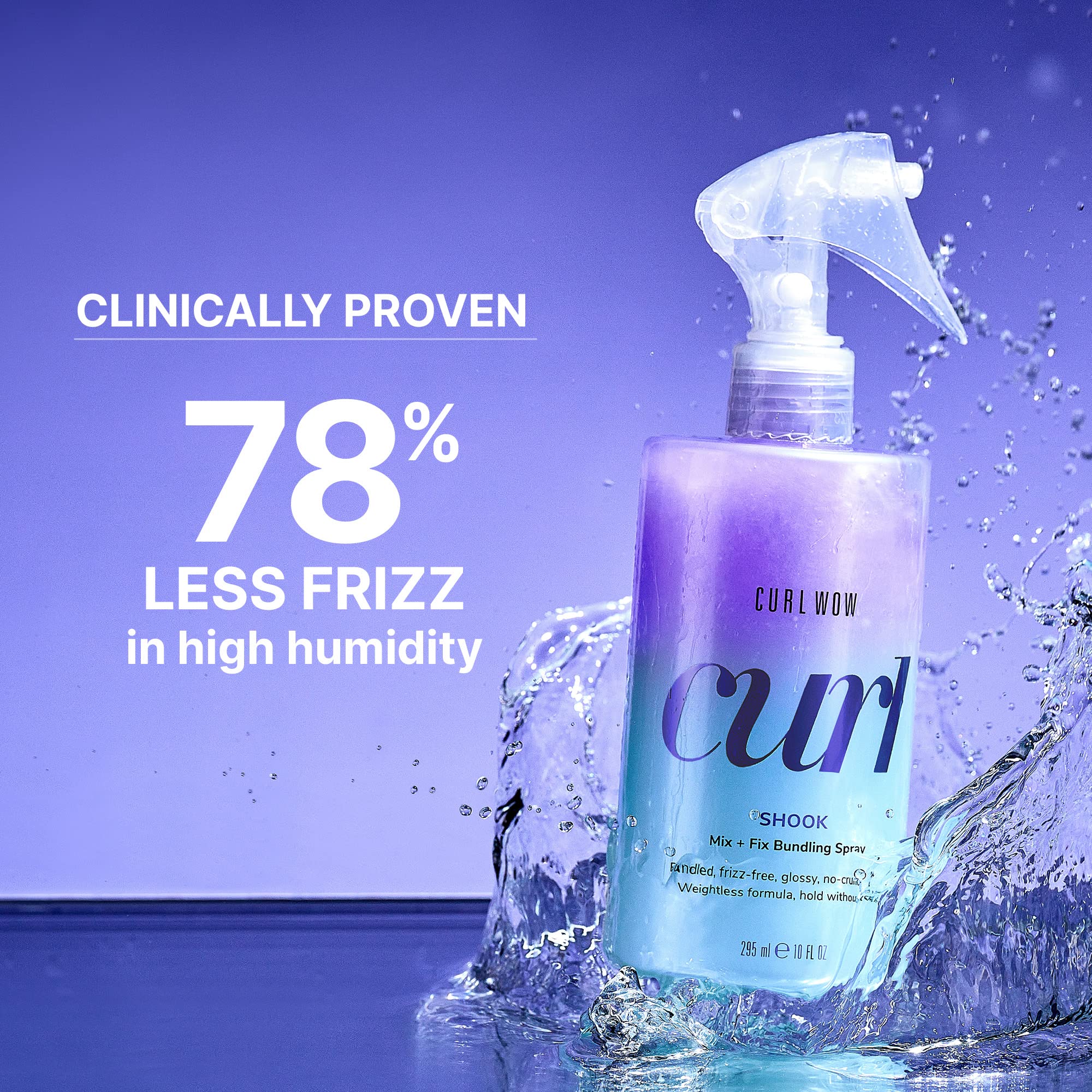 COLOR WOW Curl Wow Shook Mix + Fix Bundling Spray with Naked Technology 4