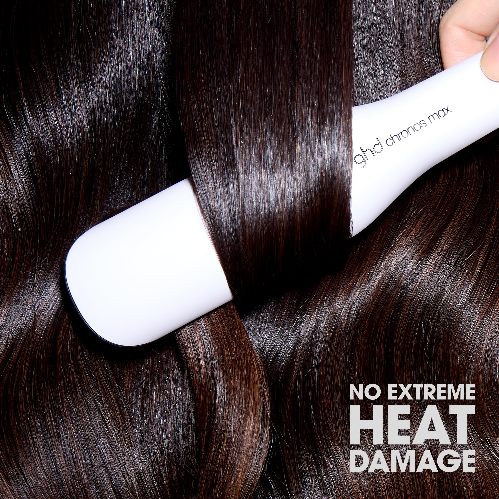 ghd Chronos Max Wide Plate Hair Straighteners - 3X Faster Styling, 90% More Shine, 2.5X Less Frizz 5