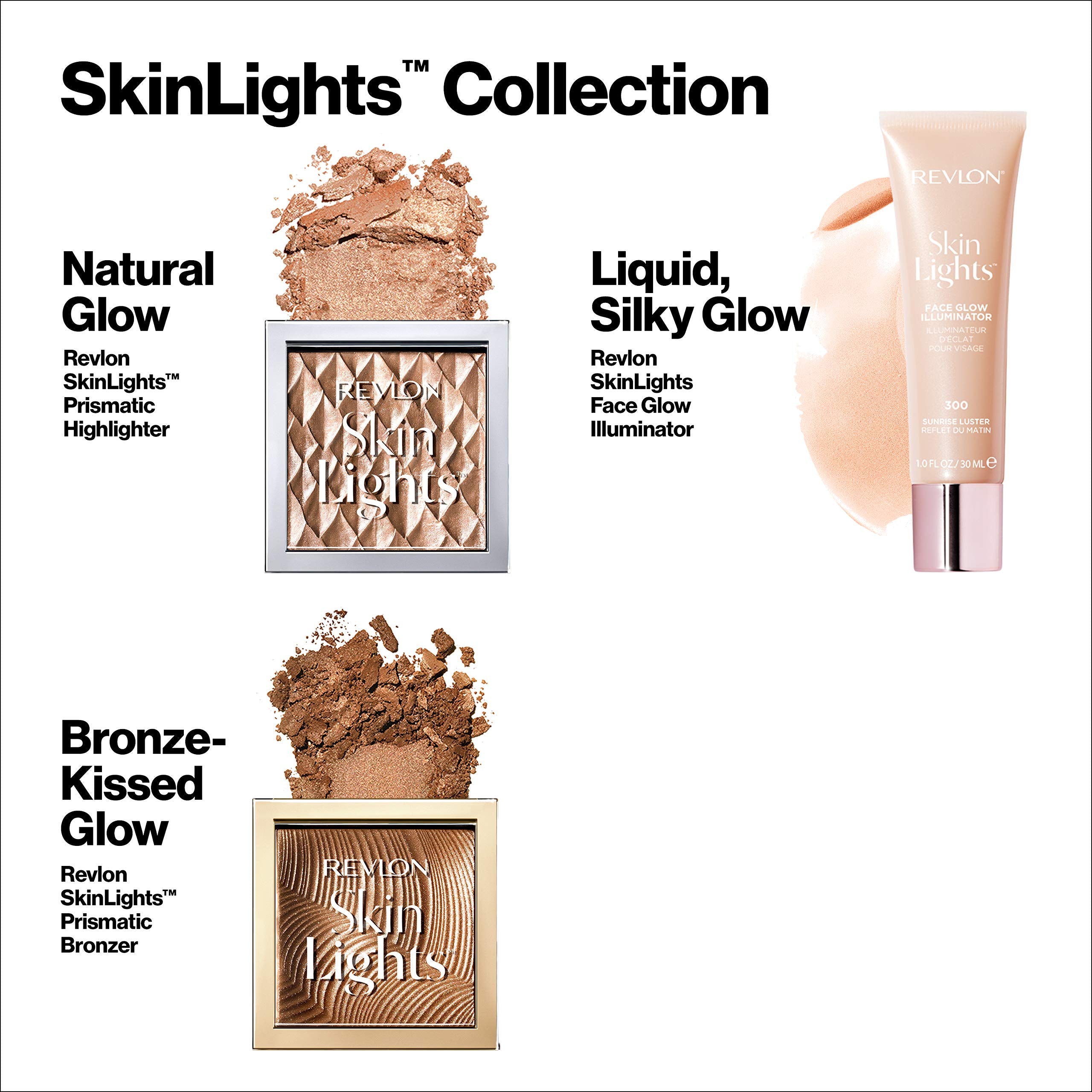 Revlon SkinLights Face Glow Illuminator, Sunrise Luster - 3-in-1 Primer, Highlighter, Glow Booster 5