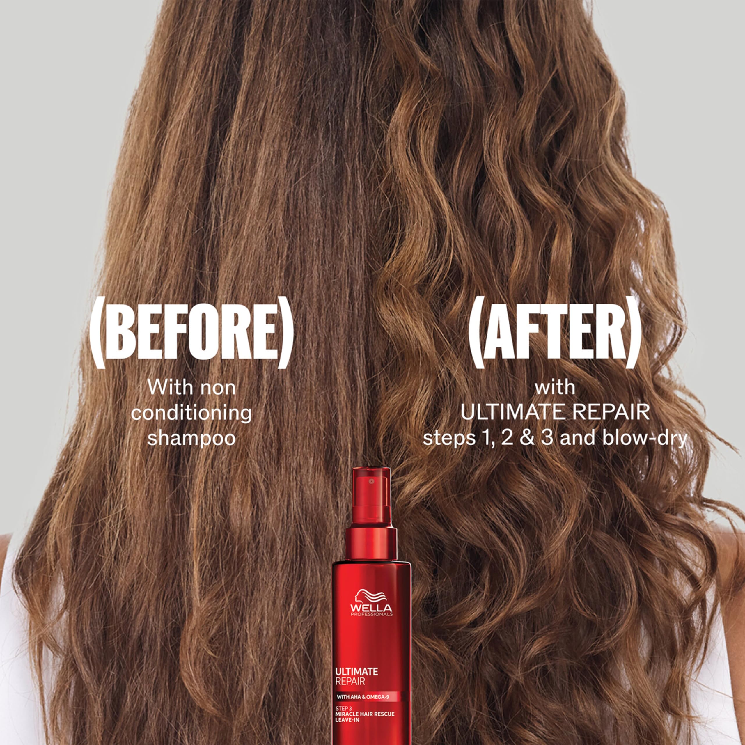 Wella Professionals Ultimate Repair Miracle Hair Rescue - Leave-on-Kur für geschädigtes Haar - mit AHA &amp; Omega-9 (30 ml)