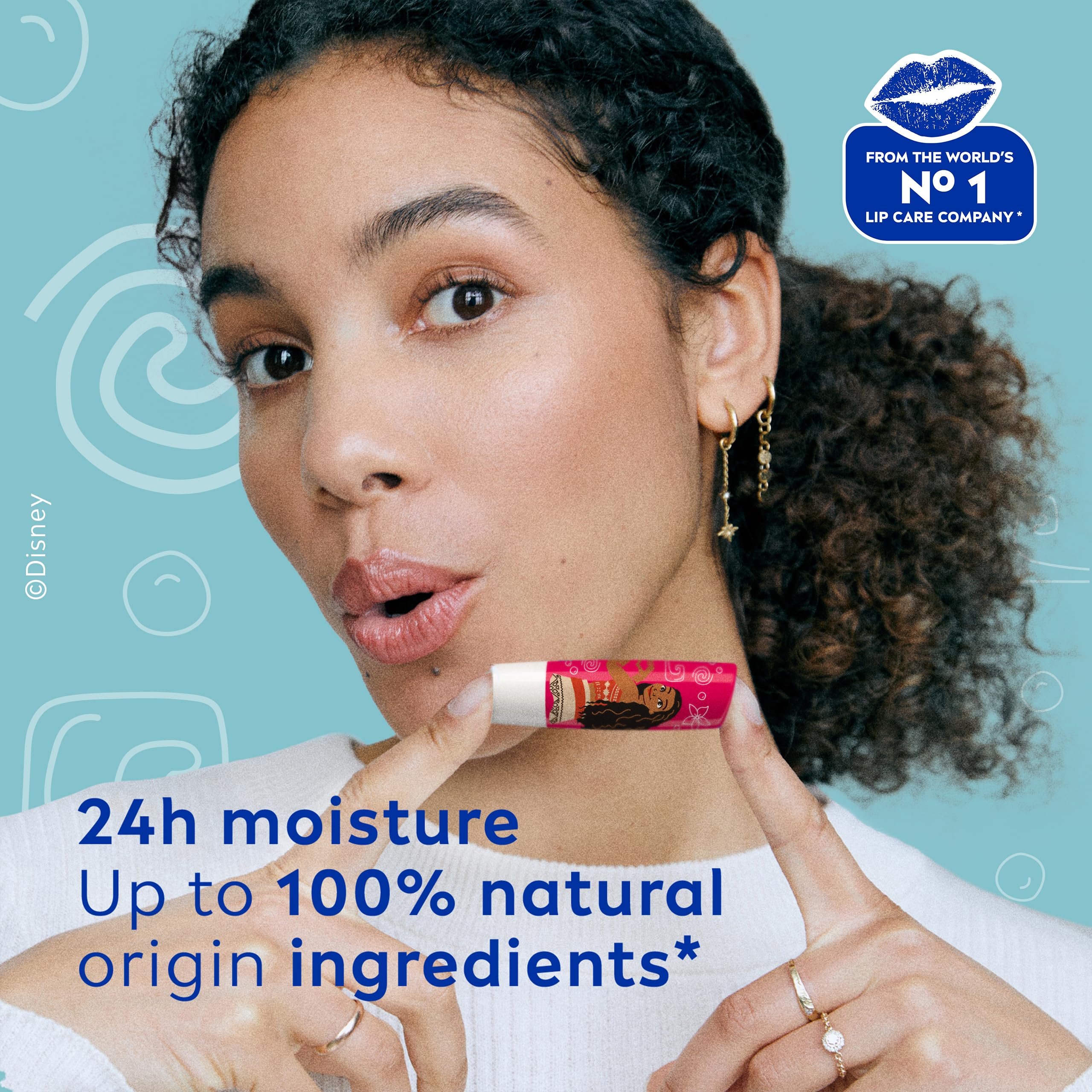 NIVEA Disney Princess Moana Limited Edition Wassermelonen-Sorbet Lippenbalsam (4,8 3