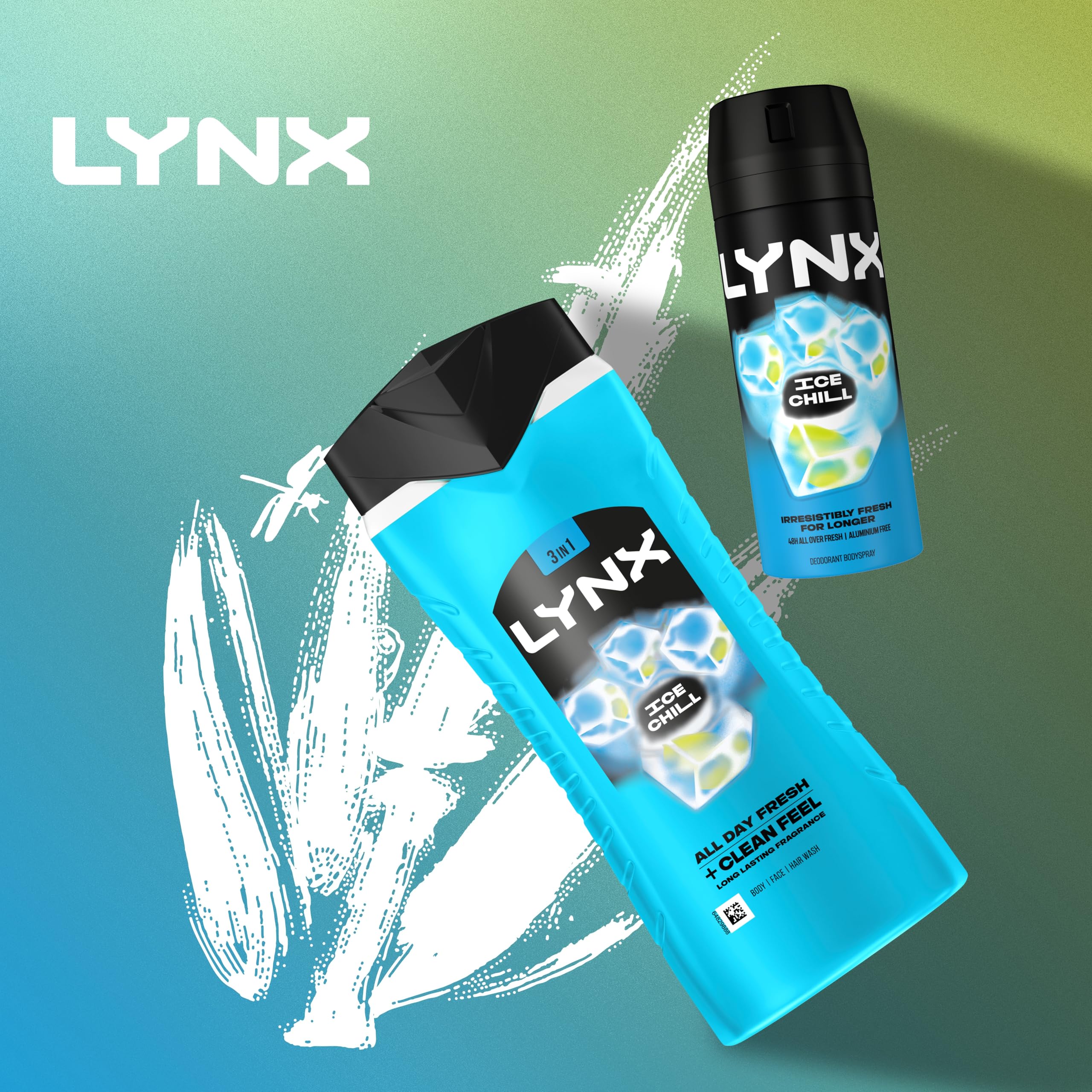 Lynx Men Ice Chill 3-in-1 Duschgel für Haare, Gesicht und Körper mit pflanzlichen Inhaltsstoffen 6