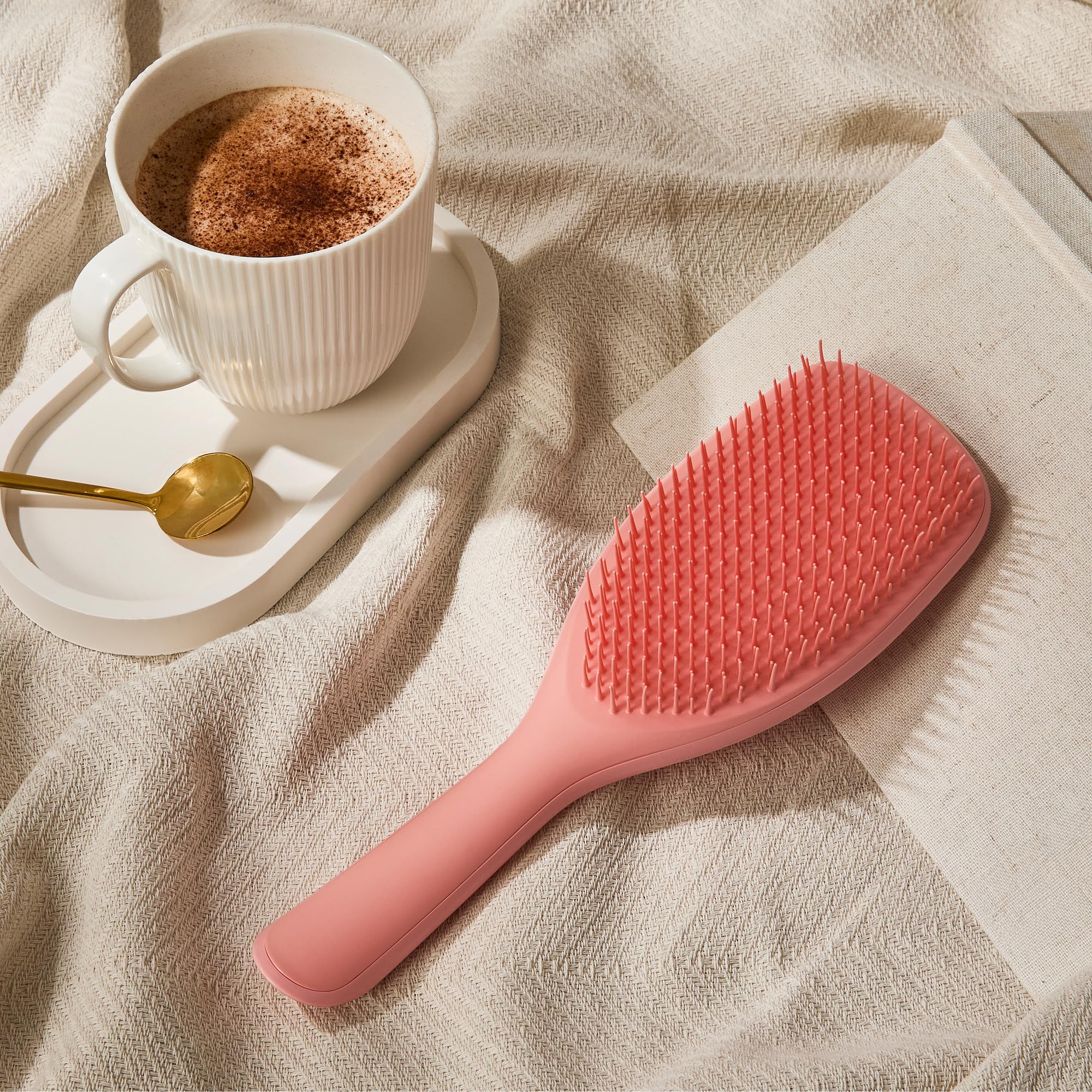 Tangle Teezer Large Ultimate Detangler Hairbrush - Peach Glow - For Thick, Curly & Long Hair 5