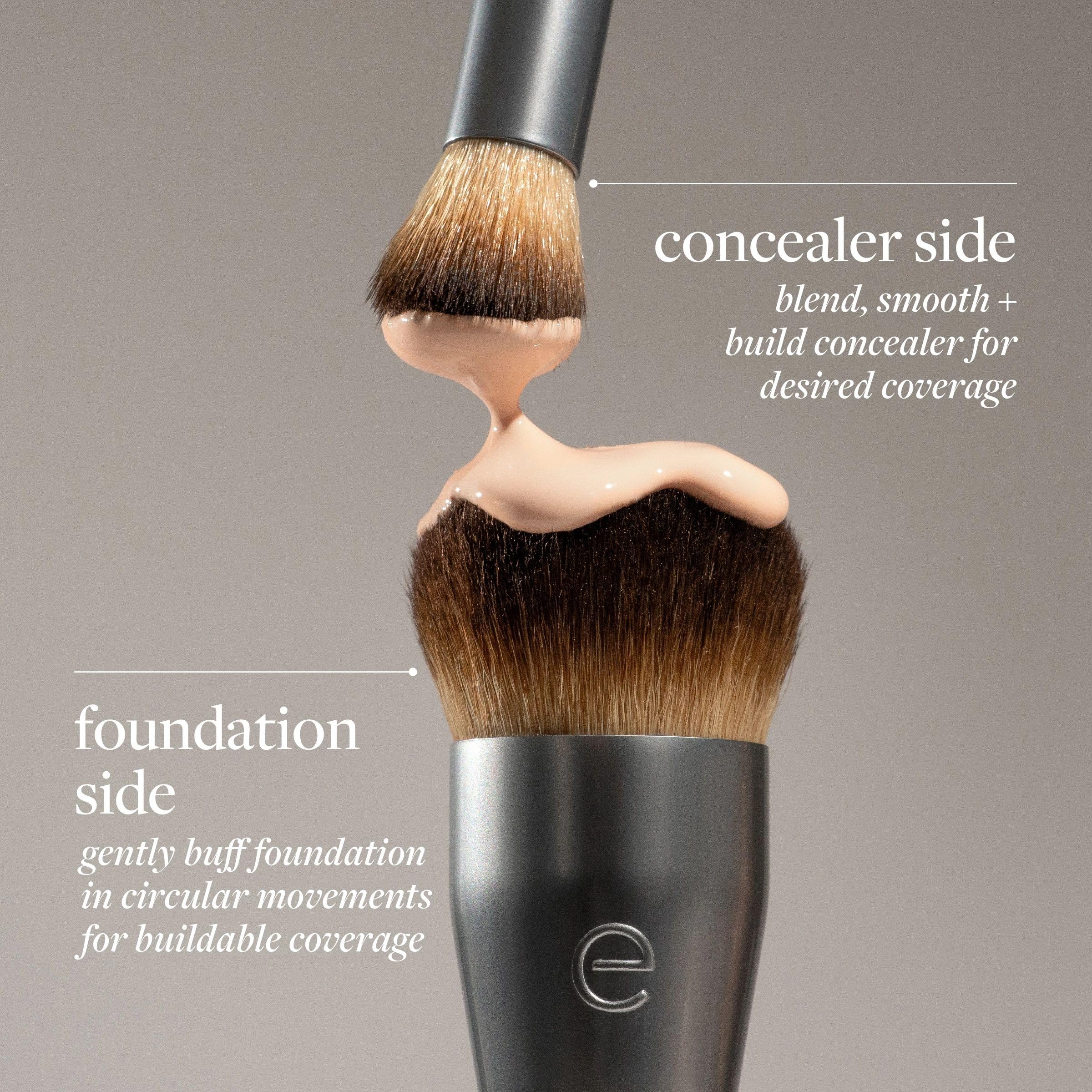 EcoTools Blend + Conceal Dual-Ended Makeup Brush for Foundation and Concealer 3