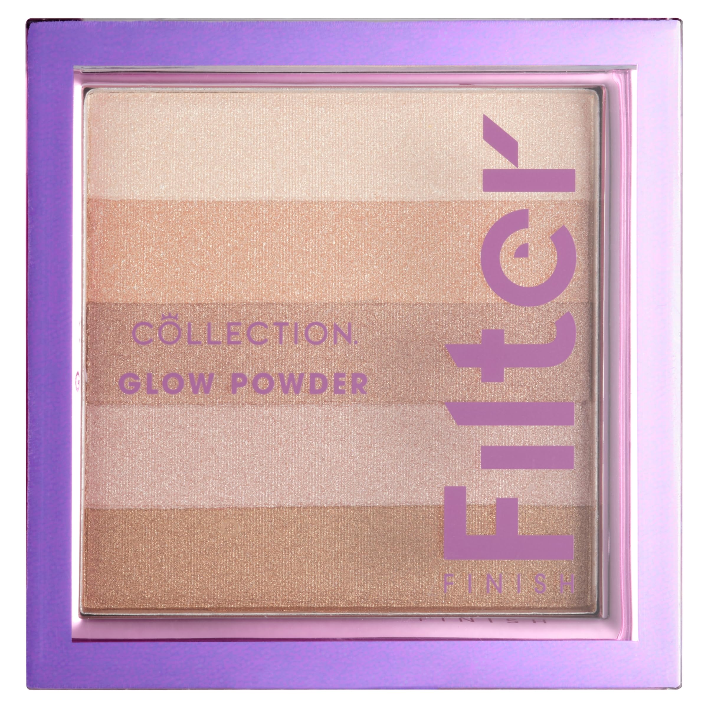 Collection Cosmetics Filter Finish Glow Powder Bronzer Kit, 10g