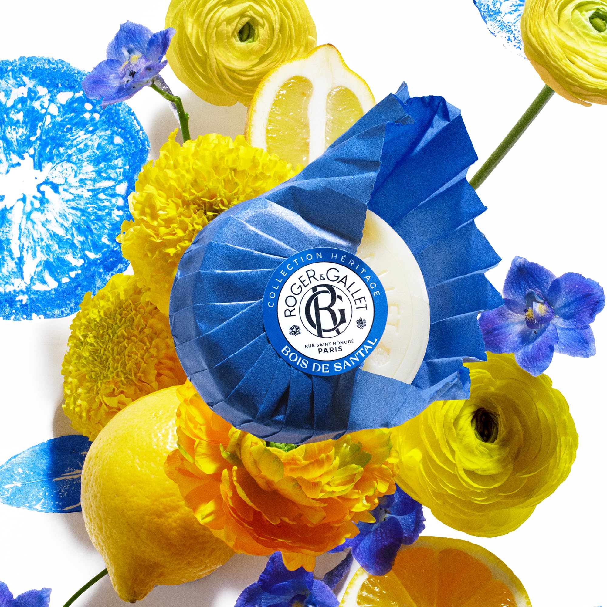 ROGER & GALLET Heritage Collection Sandalwood Soap Bar for Body and Hands, 100g