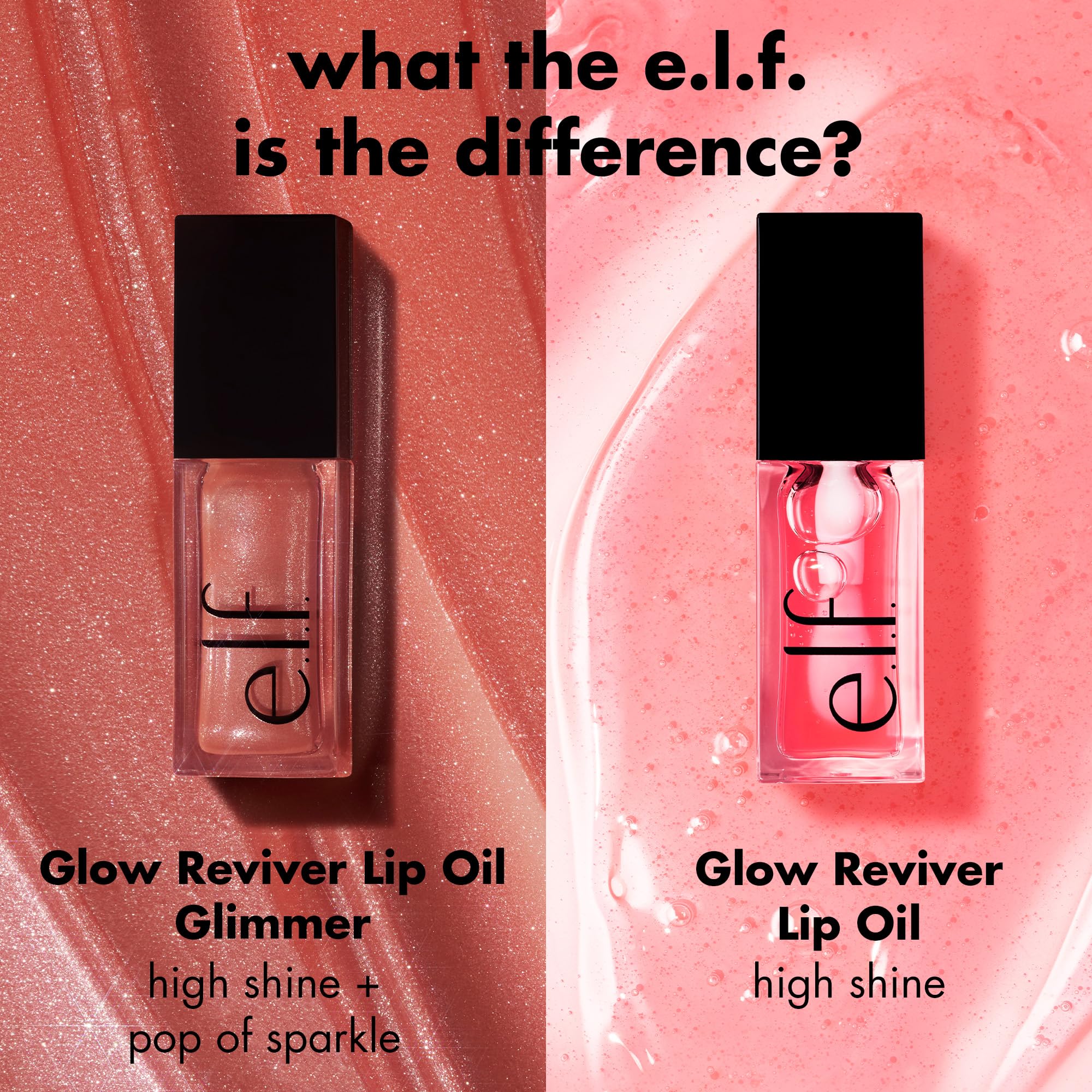 elf Glow Reviver Lippenöl, pflegend und feuchtigkeitsspendend mit hochglänzendem Schimmer-Finish und einem Hauch von Farbe, Minzduft, nicht klebrig, vegan und tierversuchsfrei, Chocoluxe 5