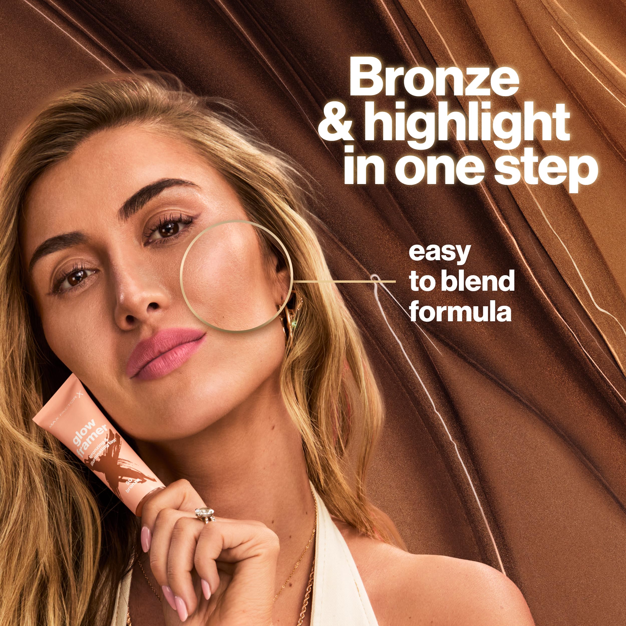 Max Factor Glow Framer Bronzing and Illuminating Tint, Shade 20 Honey 5