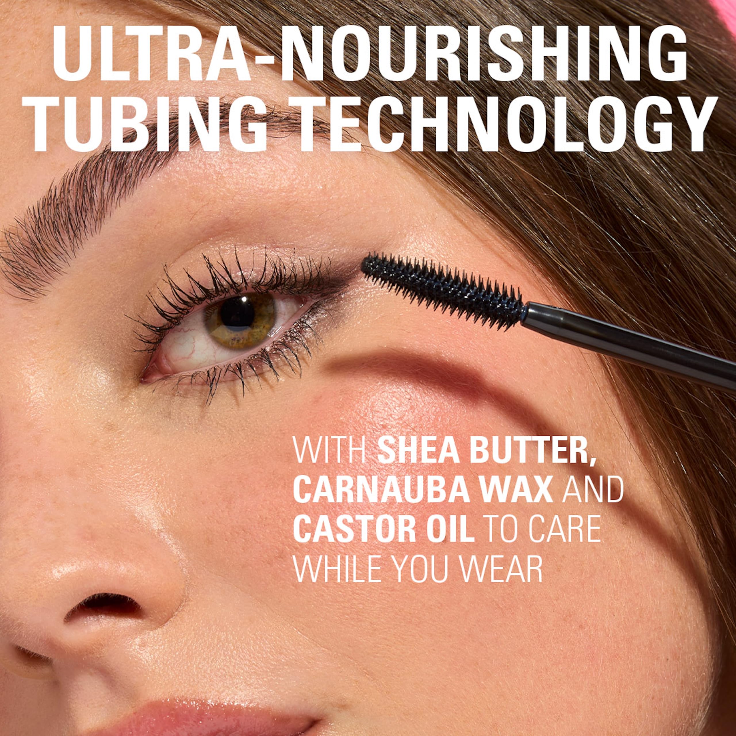 Revolution Wrap Lash Tubing Mascara, wischfest und wasserfest für Länge und Volumen, vegan und tierversuchsfrei, Schwarz, 8,5 ml 7