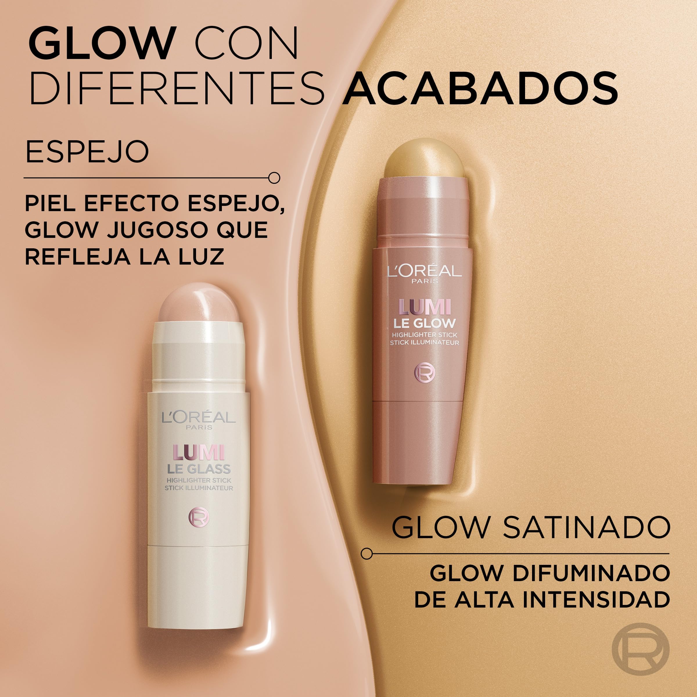 L'Oréal Paris Lumi Le Glass Stick, Highlighter-Stick für vielfältige Anwendungen, strahlendes Satin-Finish, nicht klebrig, glitzerfrei, für alle Hauttöne, Farbton: 610 Pearl Eclat 6