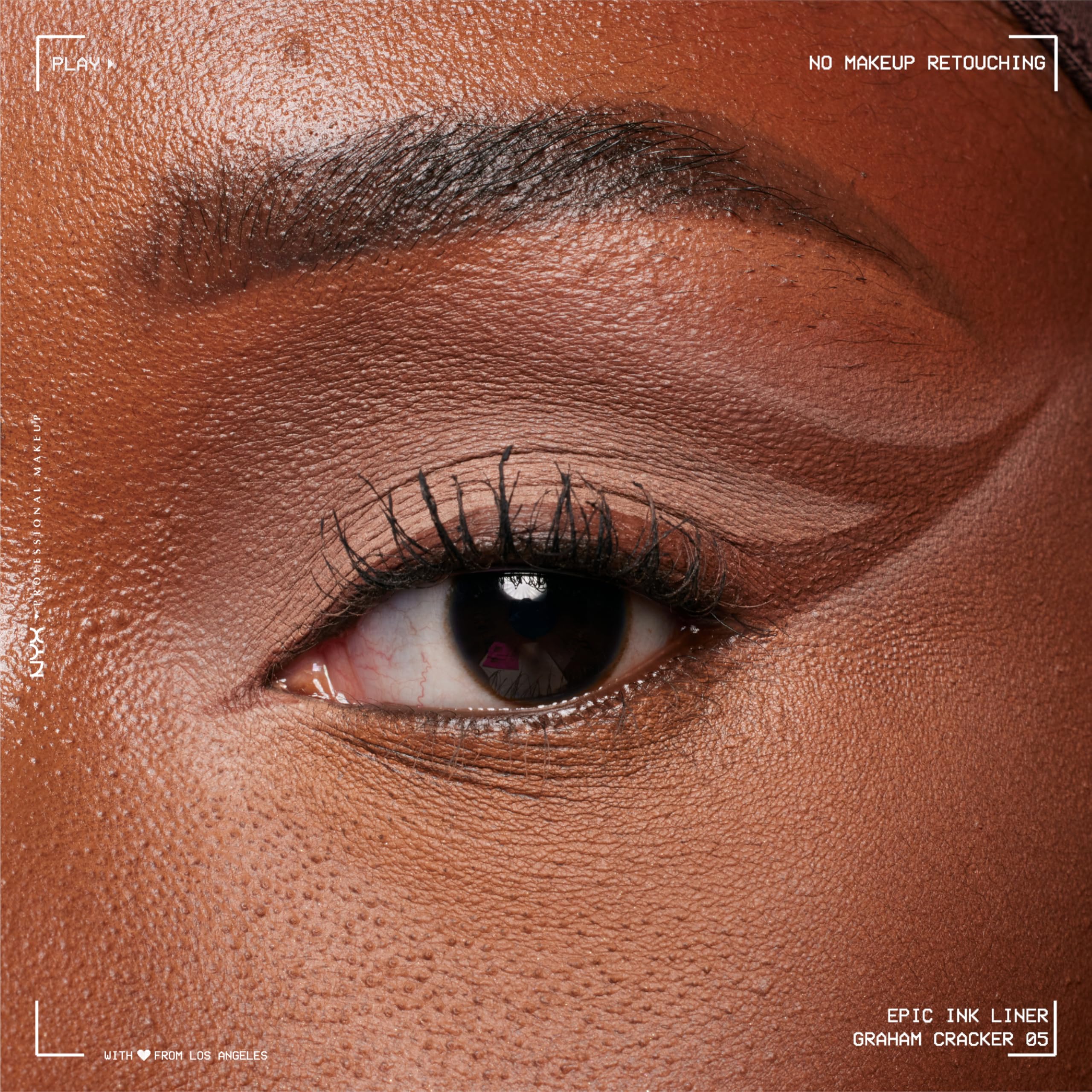 NYX Professional Makeup Epic Ink Liner Brush Tip Liquid Eyeliner Pen - Waterproof & Smudge-Proof