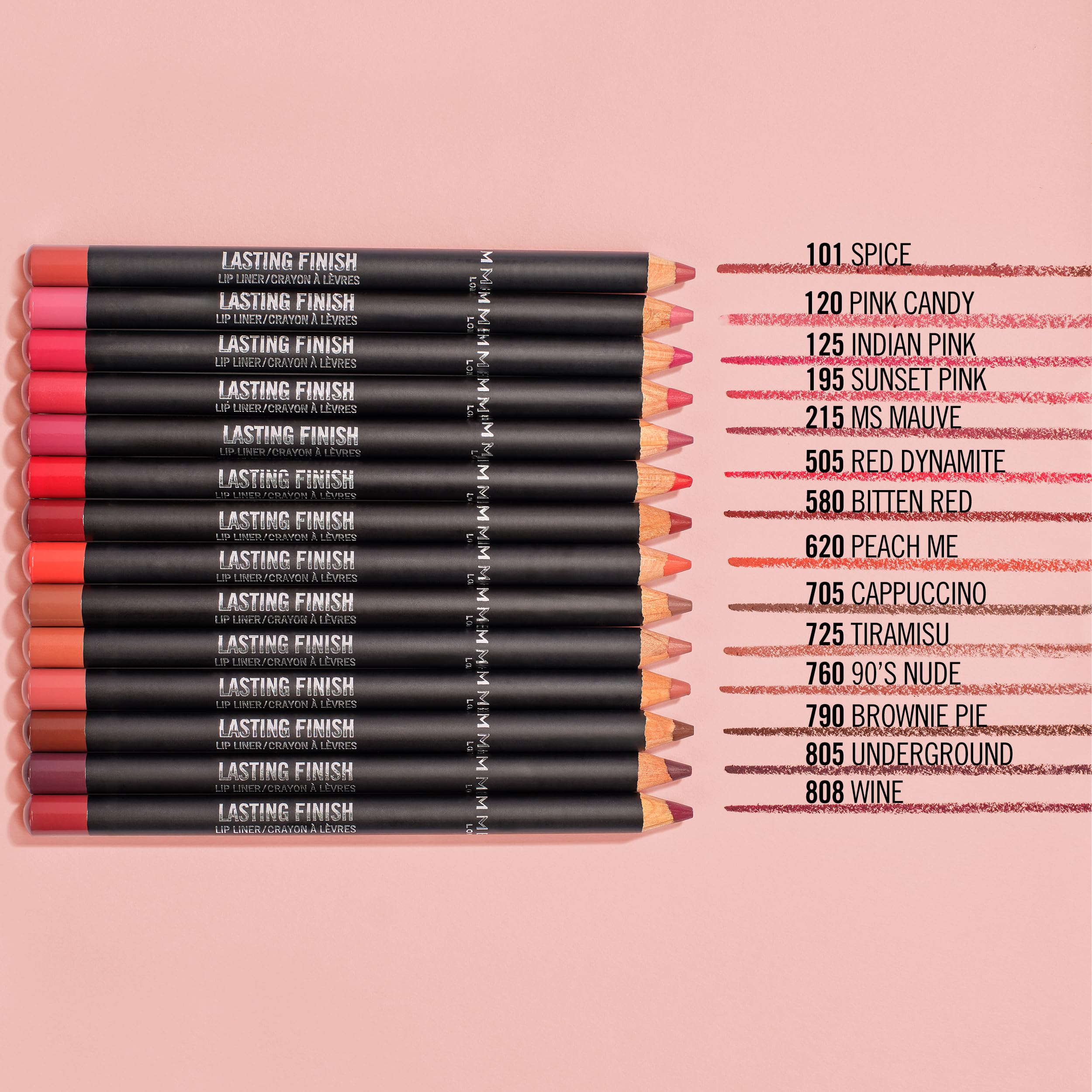 Rimmel Lasting Finish 8HR Lip Liner in Pink Candy - Long-Wearing Creamy Colour for Defined Lips 6