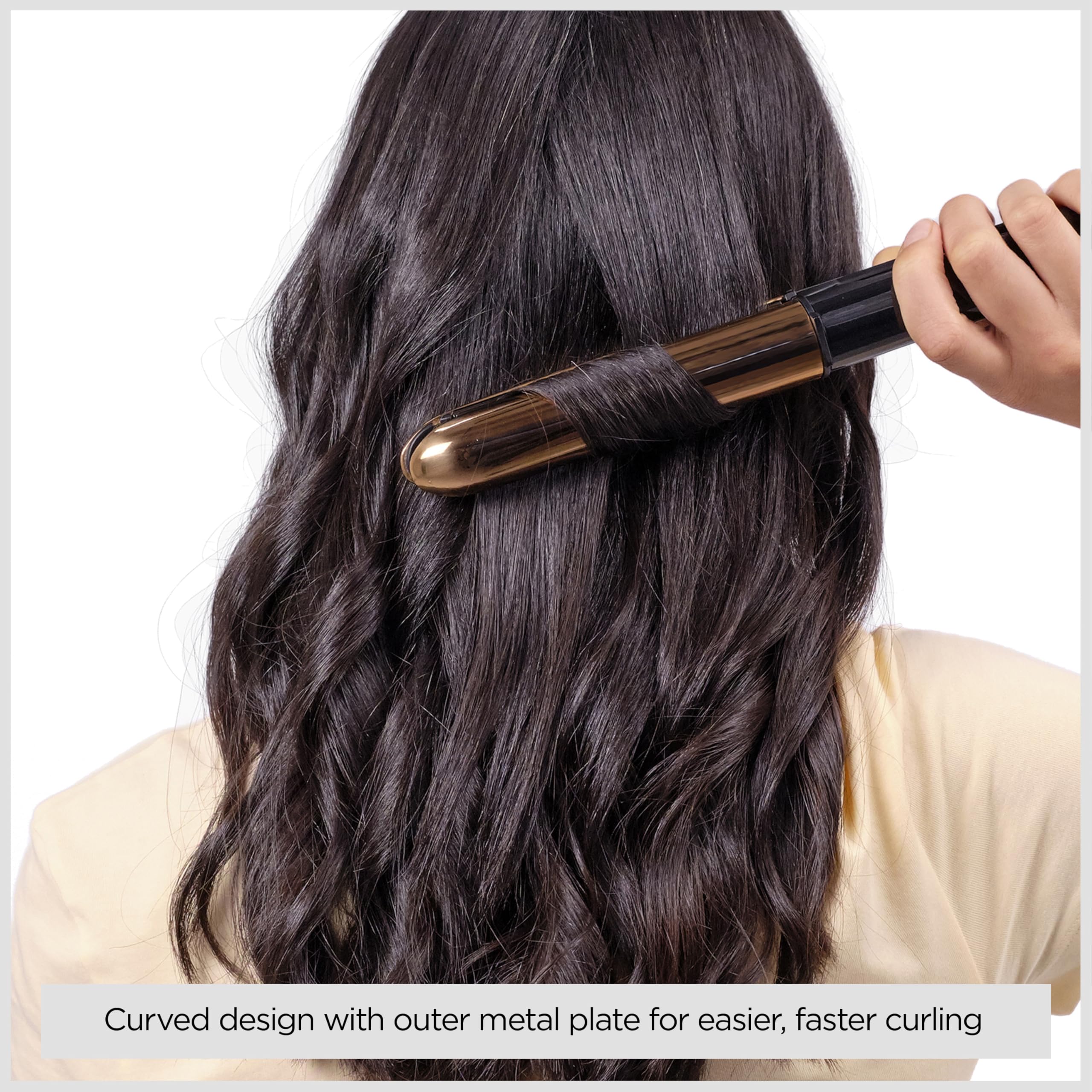 BaByliss Straight and Curl Brilliance Haarglätter - Gebogenes Metalldesign 6