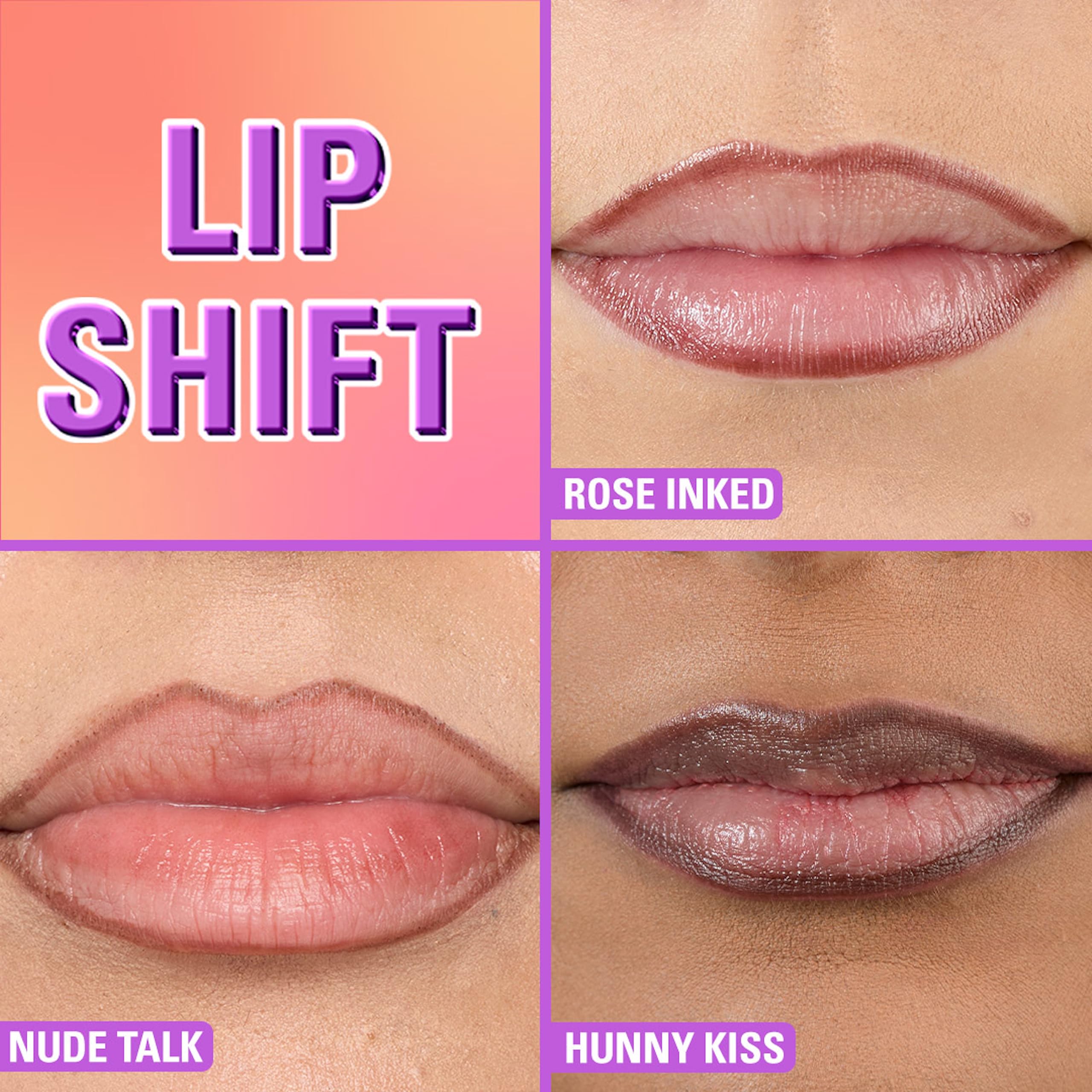 Revolution Lip Shift Ink Peel-Off Lipliner Stain, langanhaltend, mattes Finish, vegan und tierversuchsfrei, Rose Inked, 1,8 ml 7