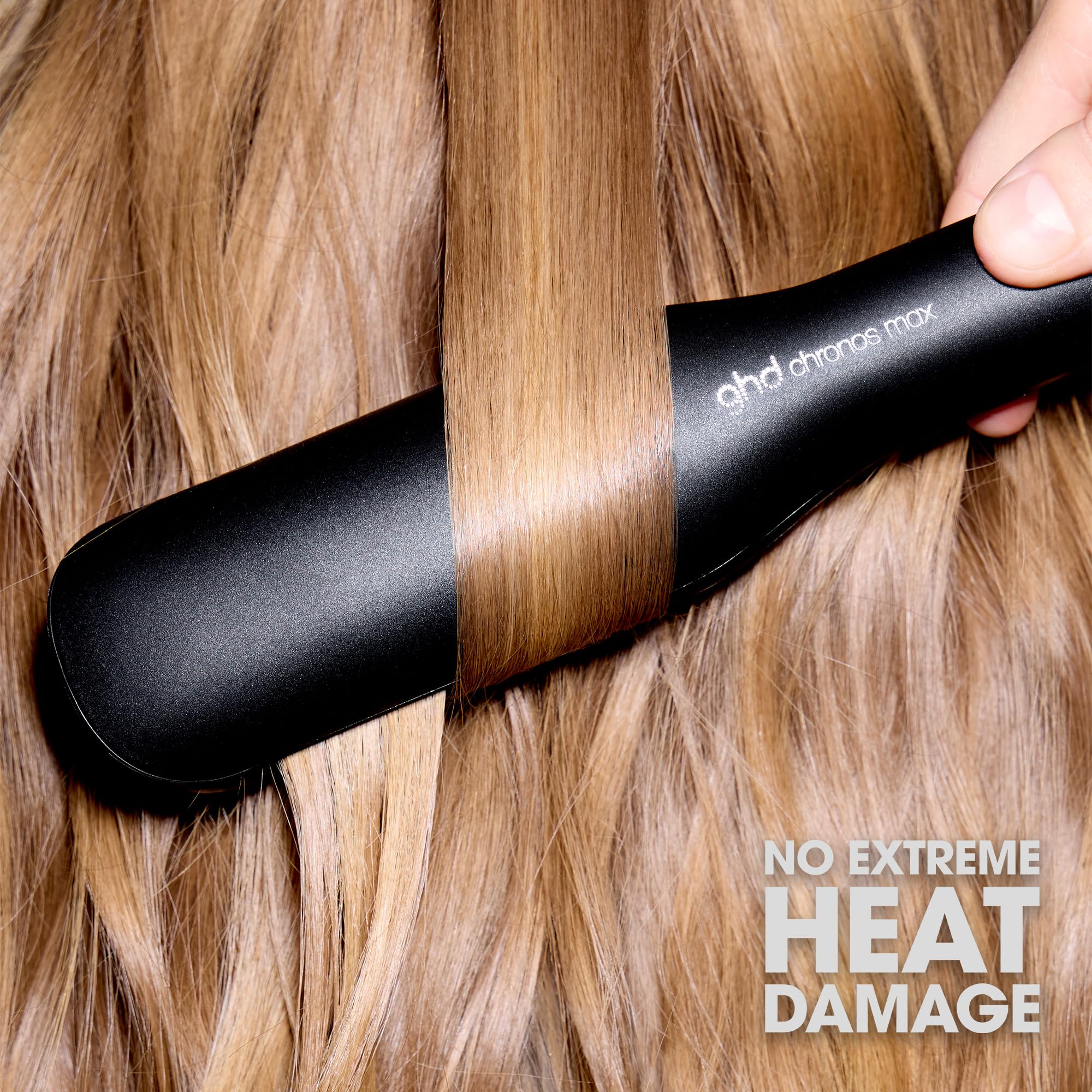 ghd Chronos Max Wide Plate Hair Straighteners - 3X Faster Styling, 90% More Shine, 2.5X Less Frizz 5
