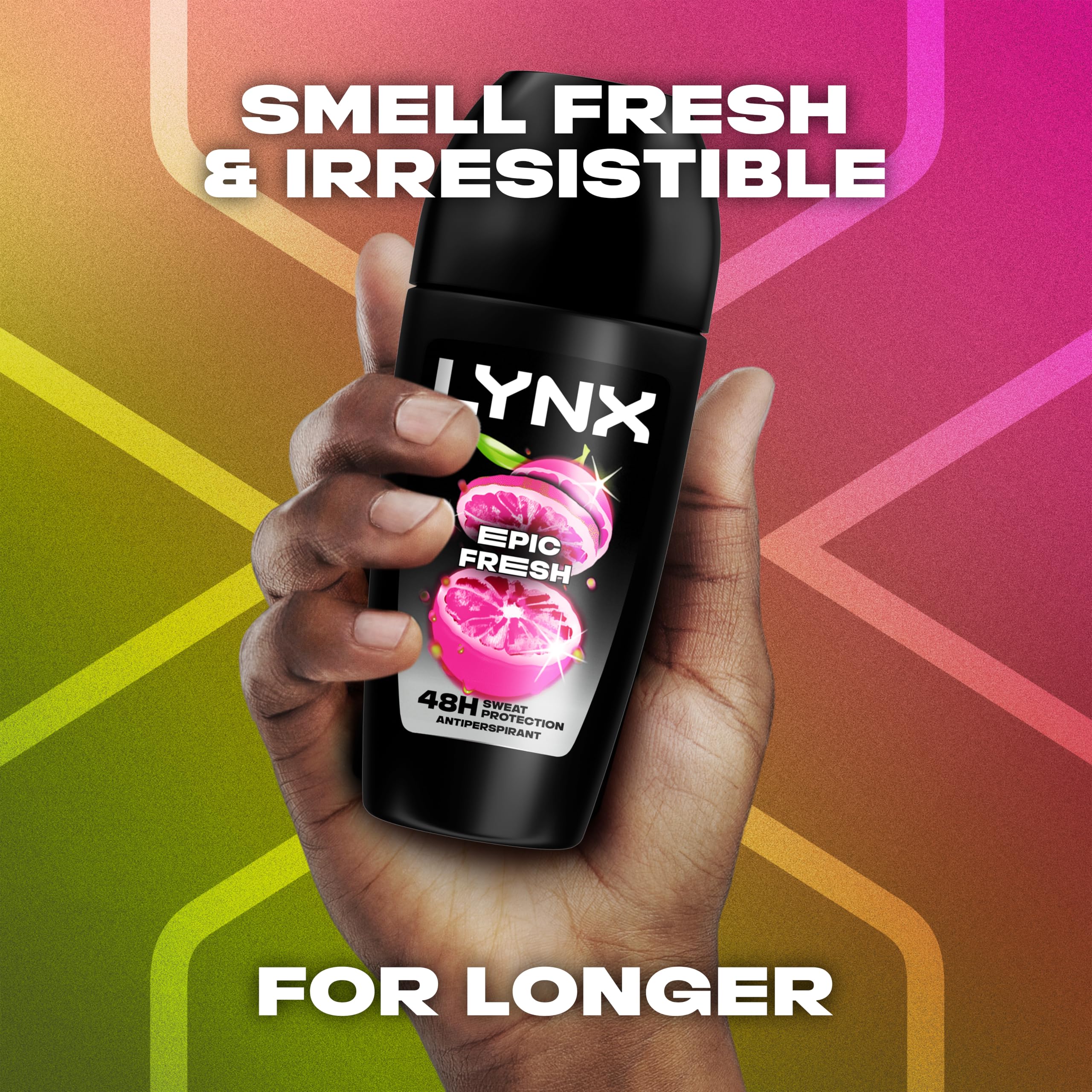 LYNX Epic Fresh Anti-Perspirant Roll On Deodorant 50 ml with Grapefruit & Tropical Pineapple 3
