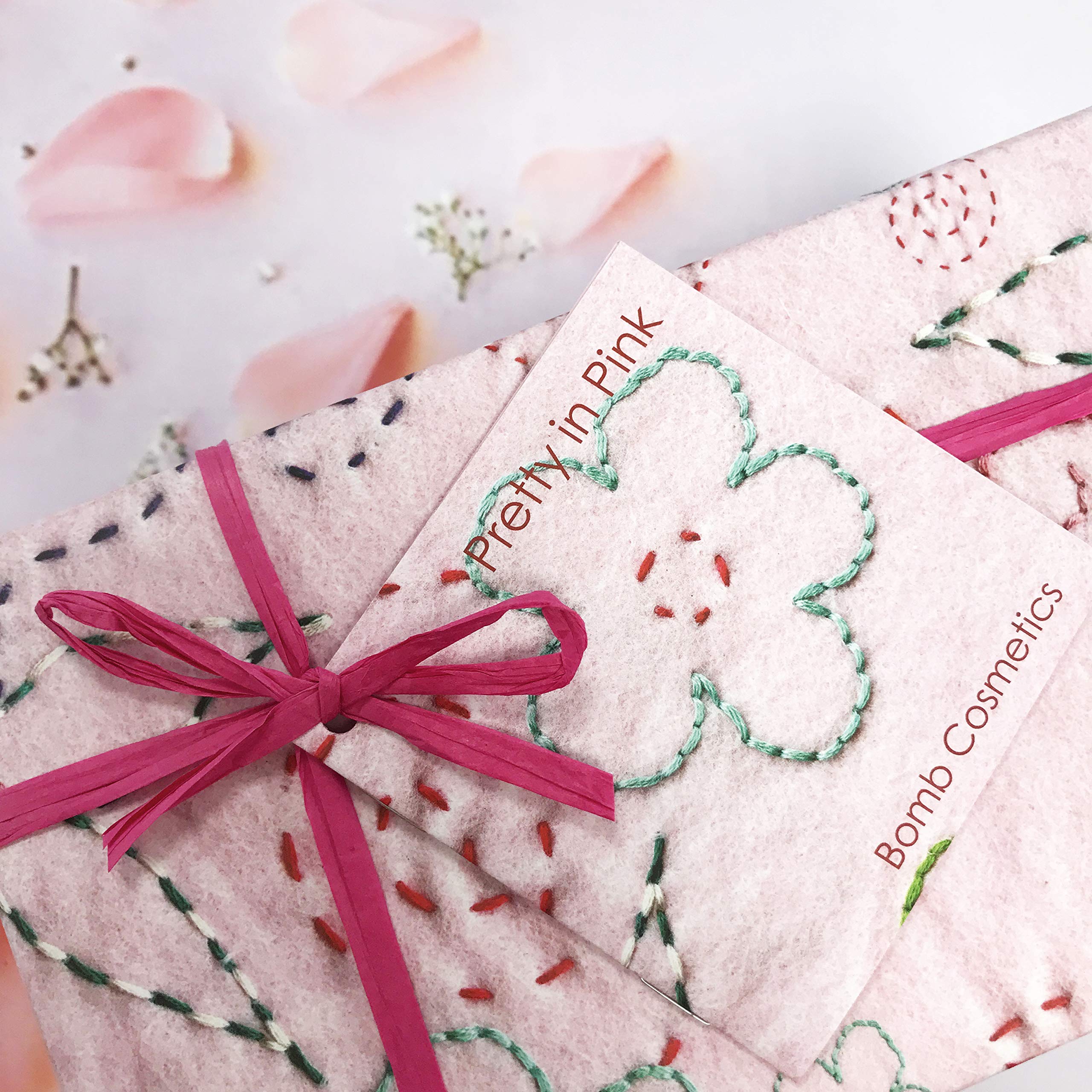Bomb Cosmetics Pretty in Pink Handmade Bath & Body Gift Pack with Blasters and Creamers 3