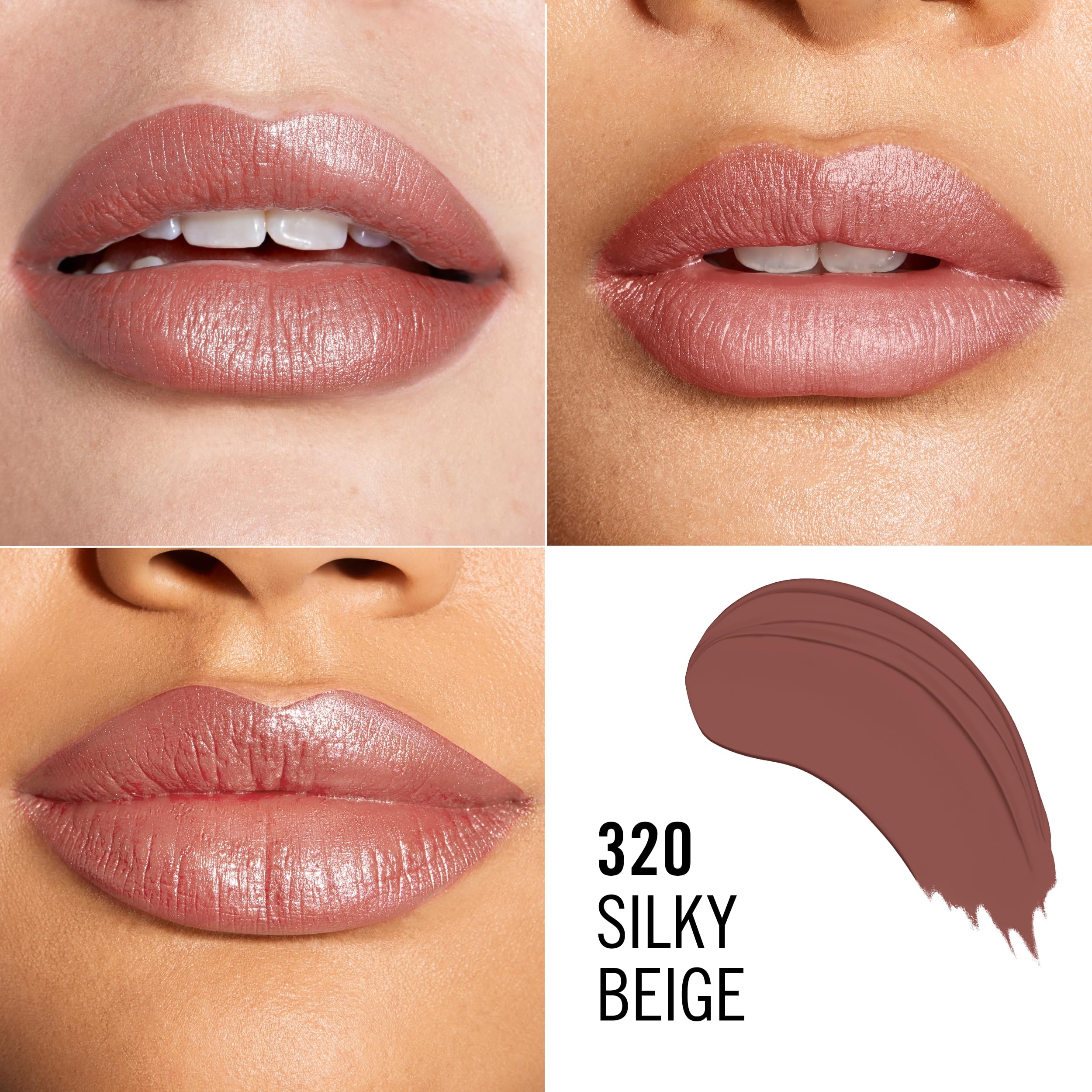 Rimmel Lasting Finish Lipstick 320 Silky Beige - Creamy Satin Finish