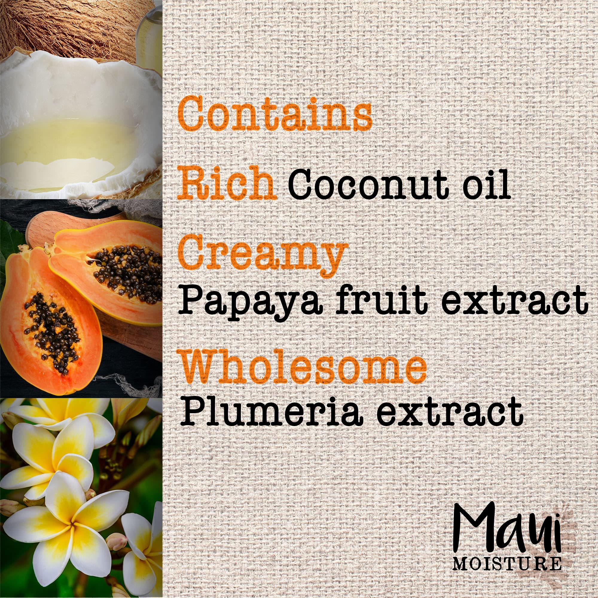Maui Moisture Coconut Oil Conditioner for Defining Curls, Coils, and Waves (385ml) 4