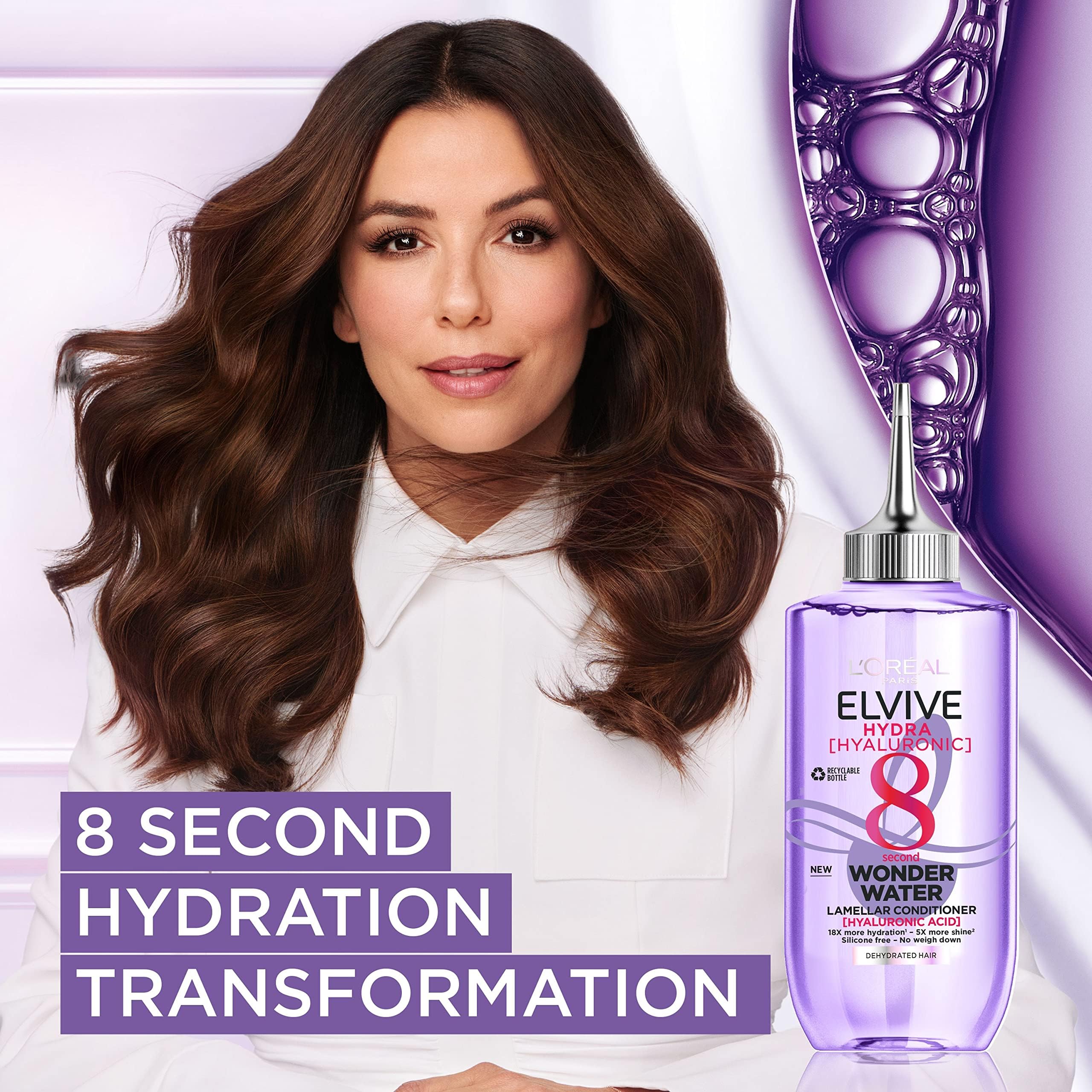 L'Oréal Paris Wonder Water, flüssiger Haarconditioner von Elvive Colour Protect 3