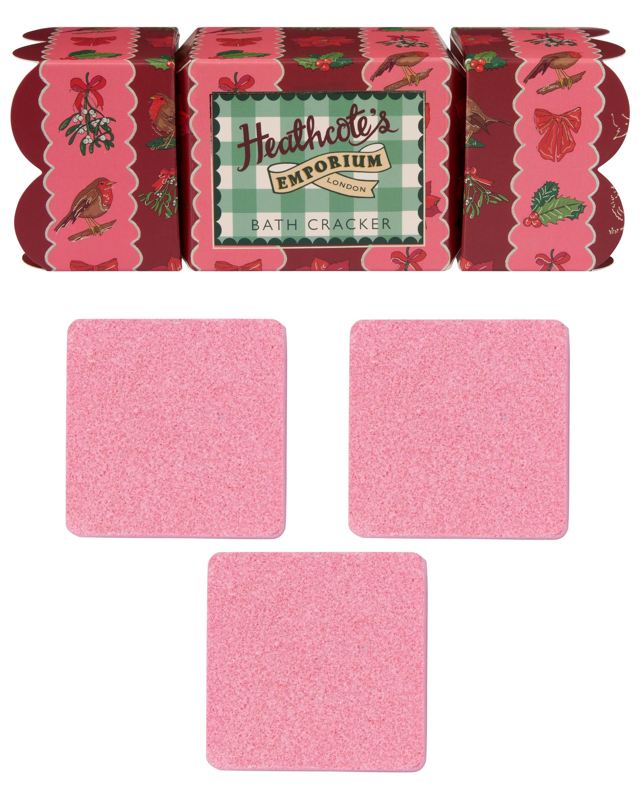 Heathcote & Ivory Emporium Bath Fizzers Cracker with Essential Oils, 3 x 50g 7