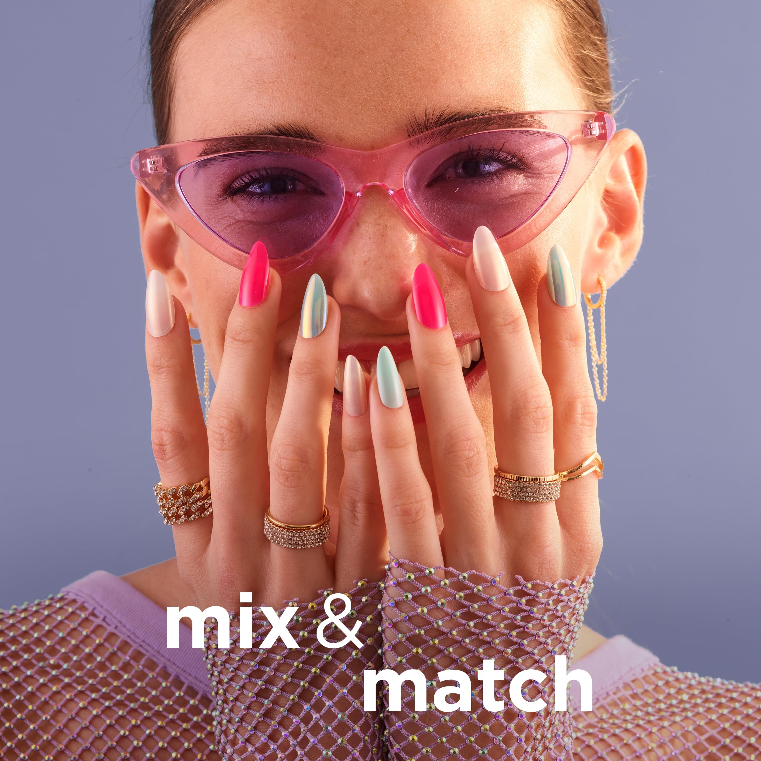 Sally Hansen Salon Effects Perfect Press-On Nails - Miss Bliss for Salon-Quality Manicures 7