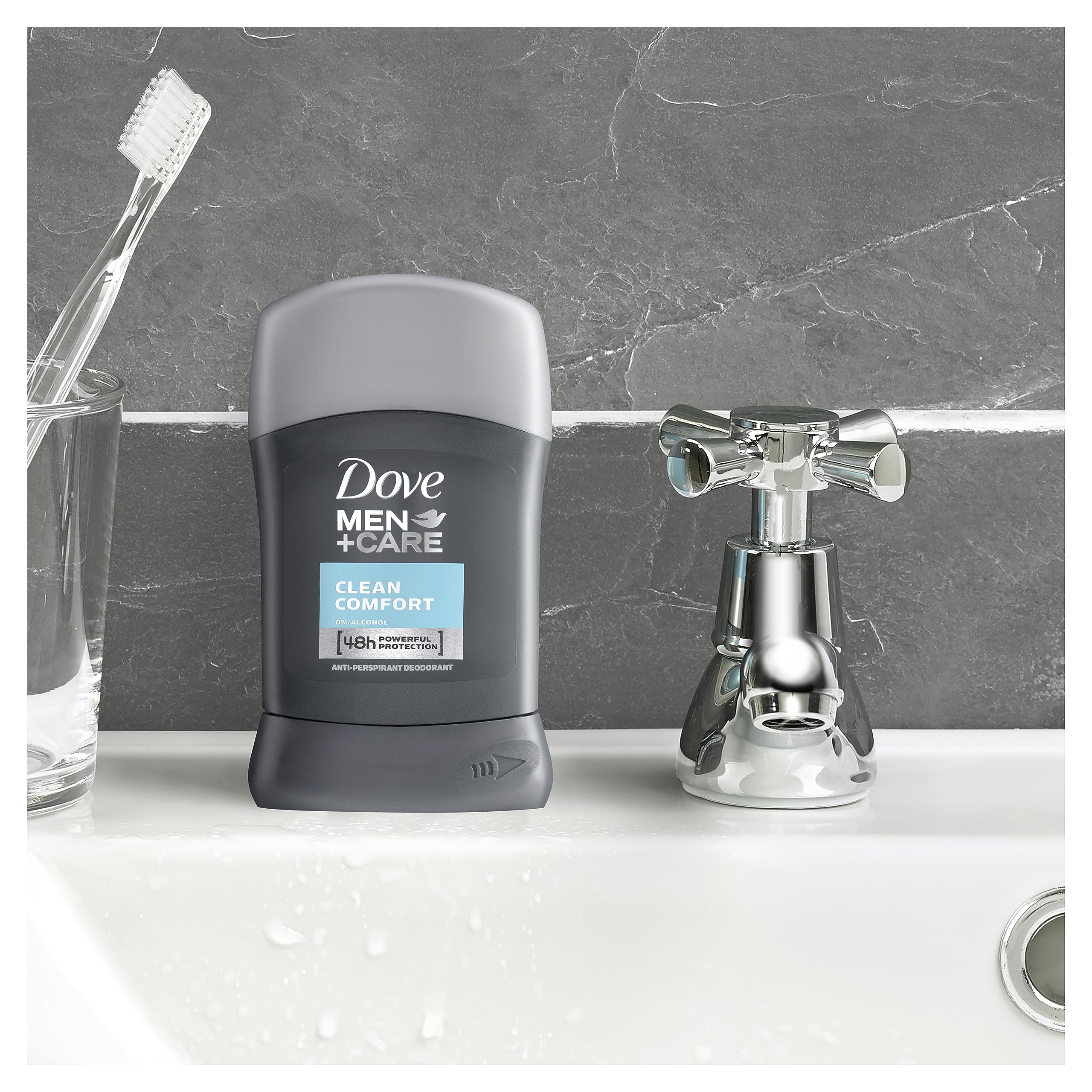 Dove Men+Care Clean Comfort Anti-perspirant Deodorant Stick with ¼ Moisturiser 3
