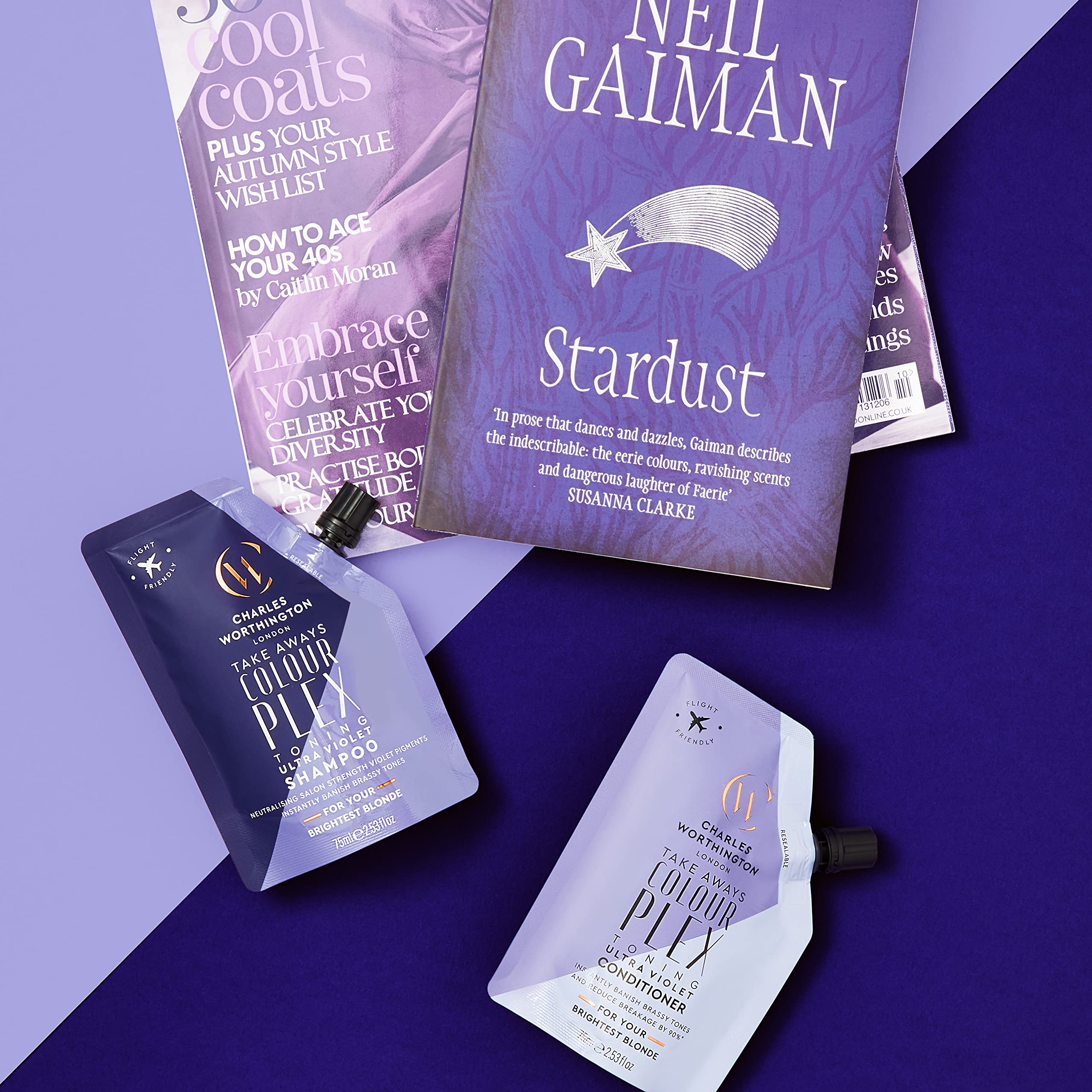 Charles Worthington ColourPlex Toning Violet Conditioner Takeway for Blonde Hair 6