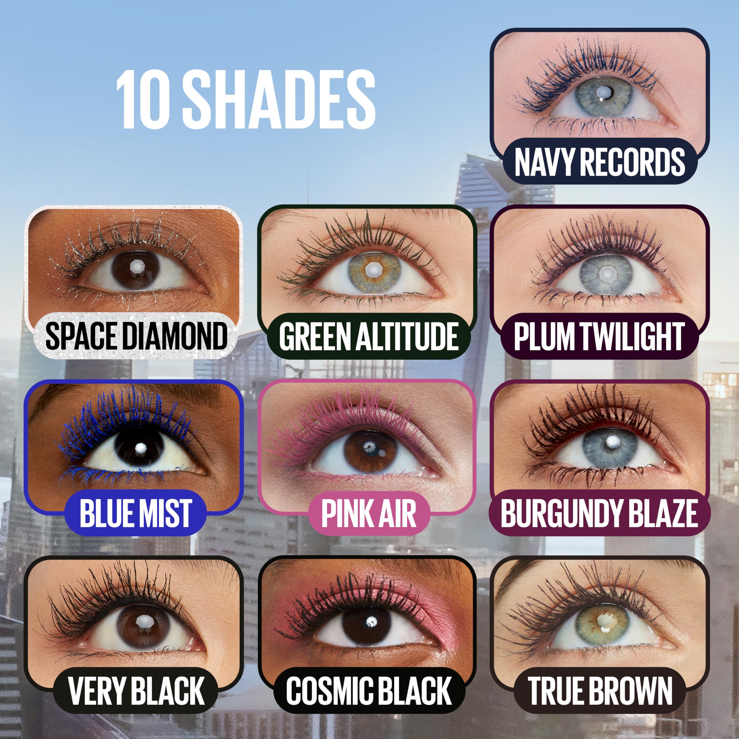 Maybelline Lash Sensational Sky High Mascara - Lengthening & Volumizing for Sensitive Eyes 6