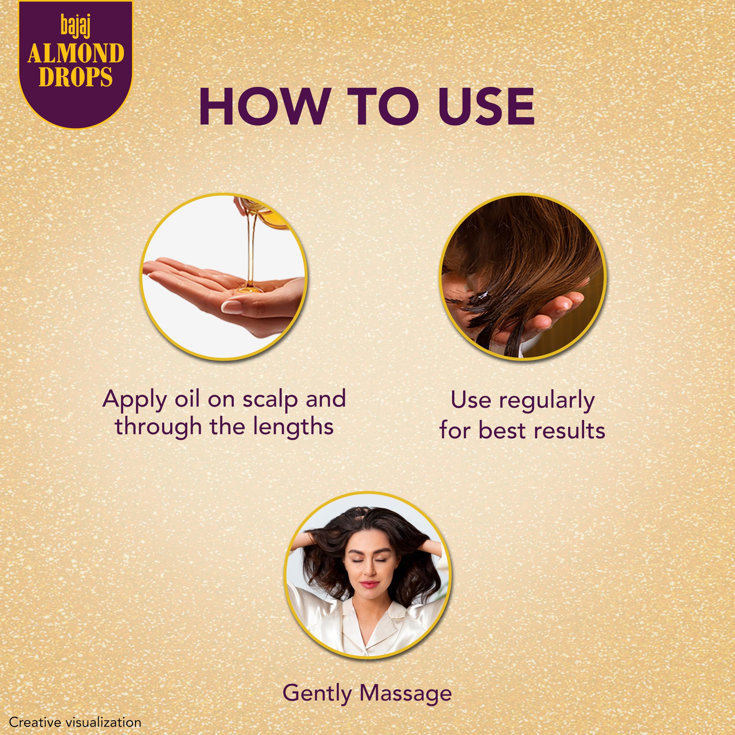 Bajaj Almond Drops Hair Oil 285 ml with 6x Vitamin E for Strong, Shiny Hair 5