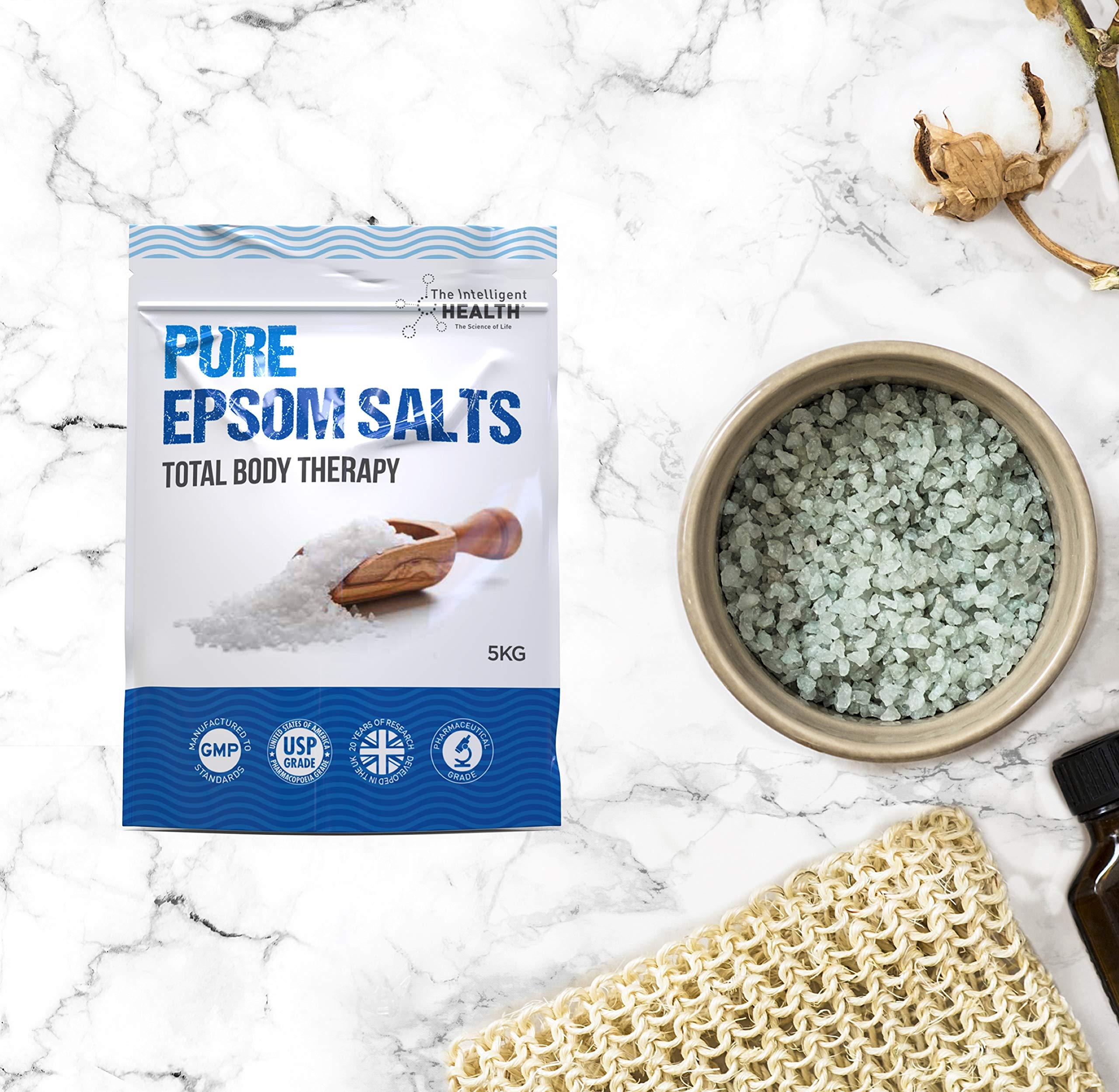 The Intelligent Health 100% Pure Epsom Bath Salts - Magnesium Sulphate for Recovery 6