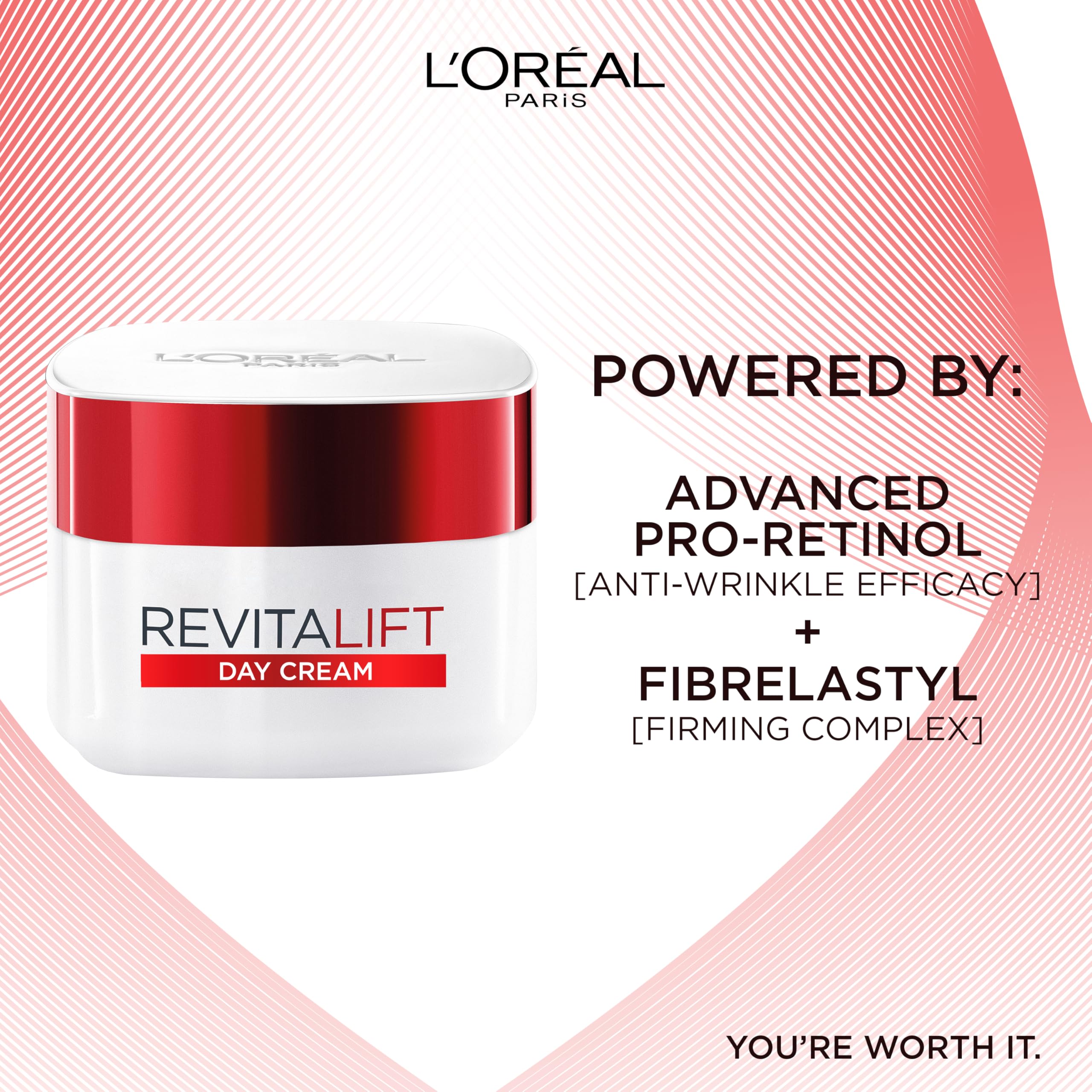 L'Oréal Paris Revitalift Feuchtigkeitsspendende Tagescreme mit Pro-Retinol und Elasti-Peptiden, 50 ml 3
