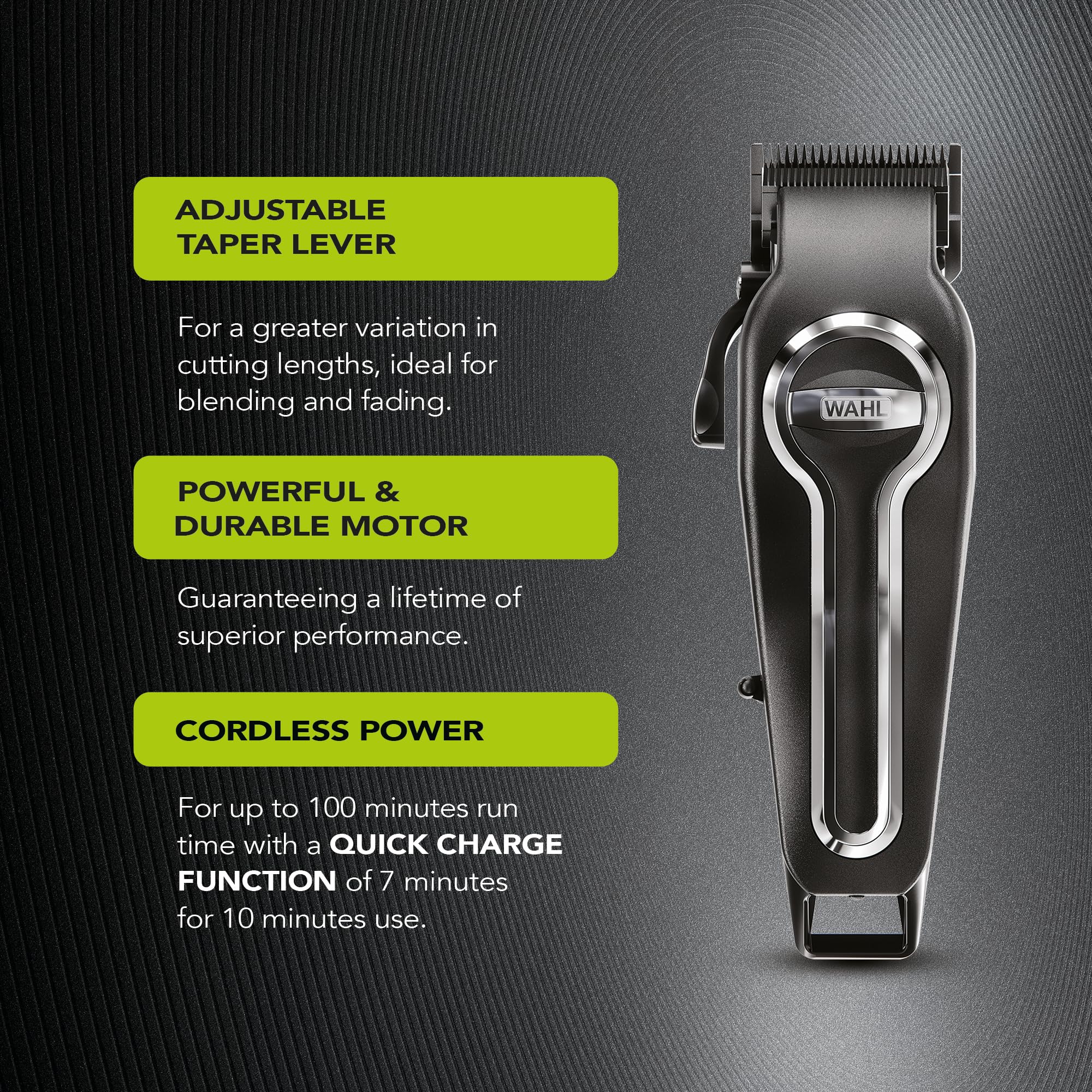 Wahl Elite Pro Akku-Haarschneider, Akku-Haarschneider für Herren, Haarschneider