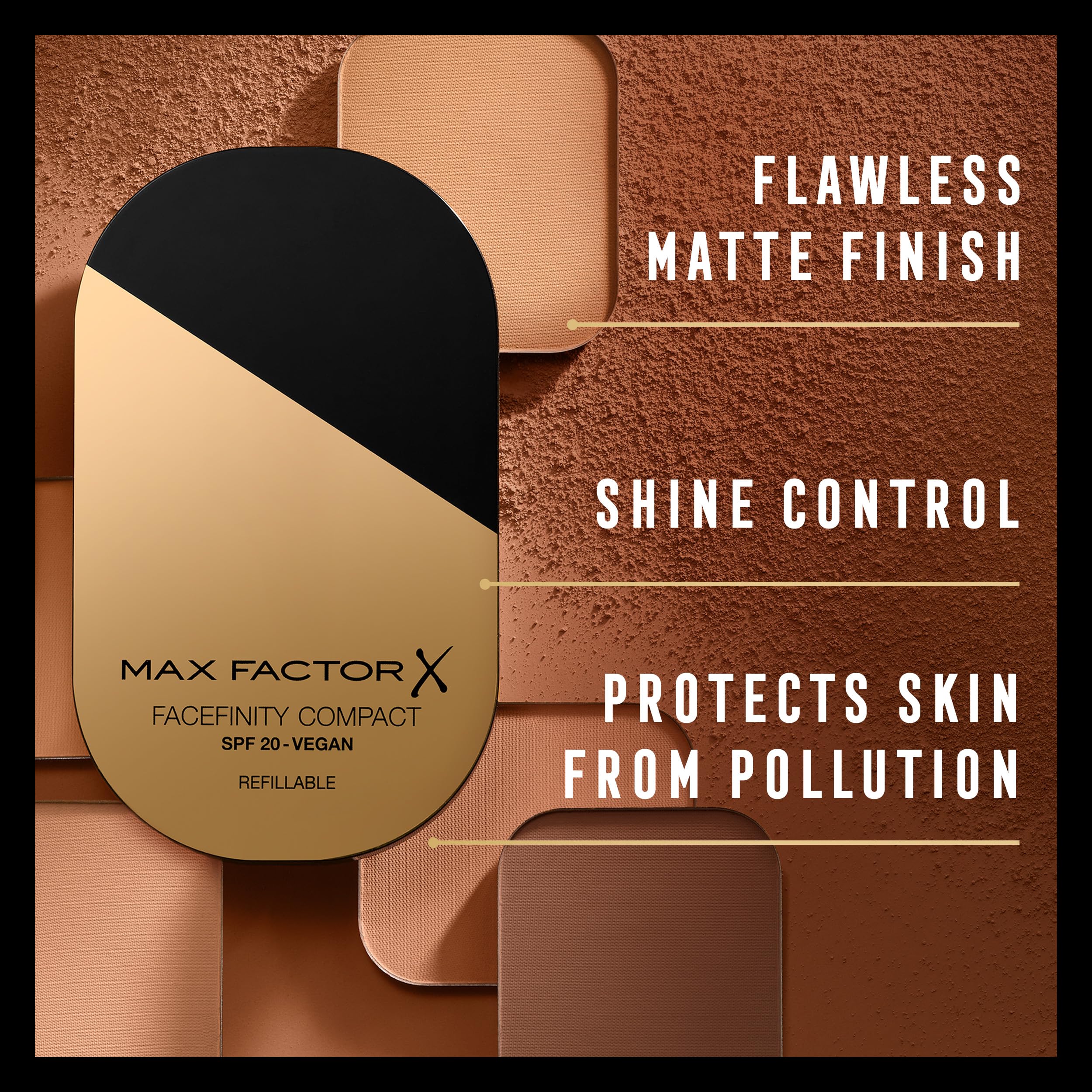 Max Factor Facefinity Kompakt-Foundation-Puder LSF 20 – Makellose, matte Deckkraft 4
