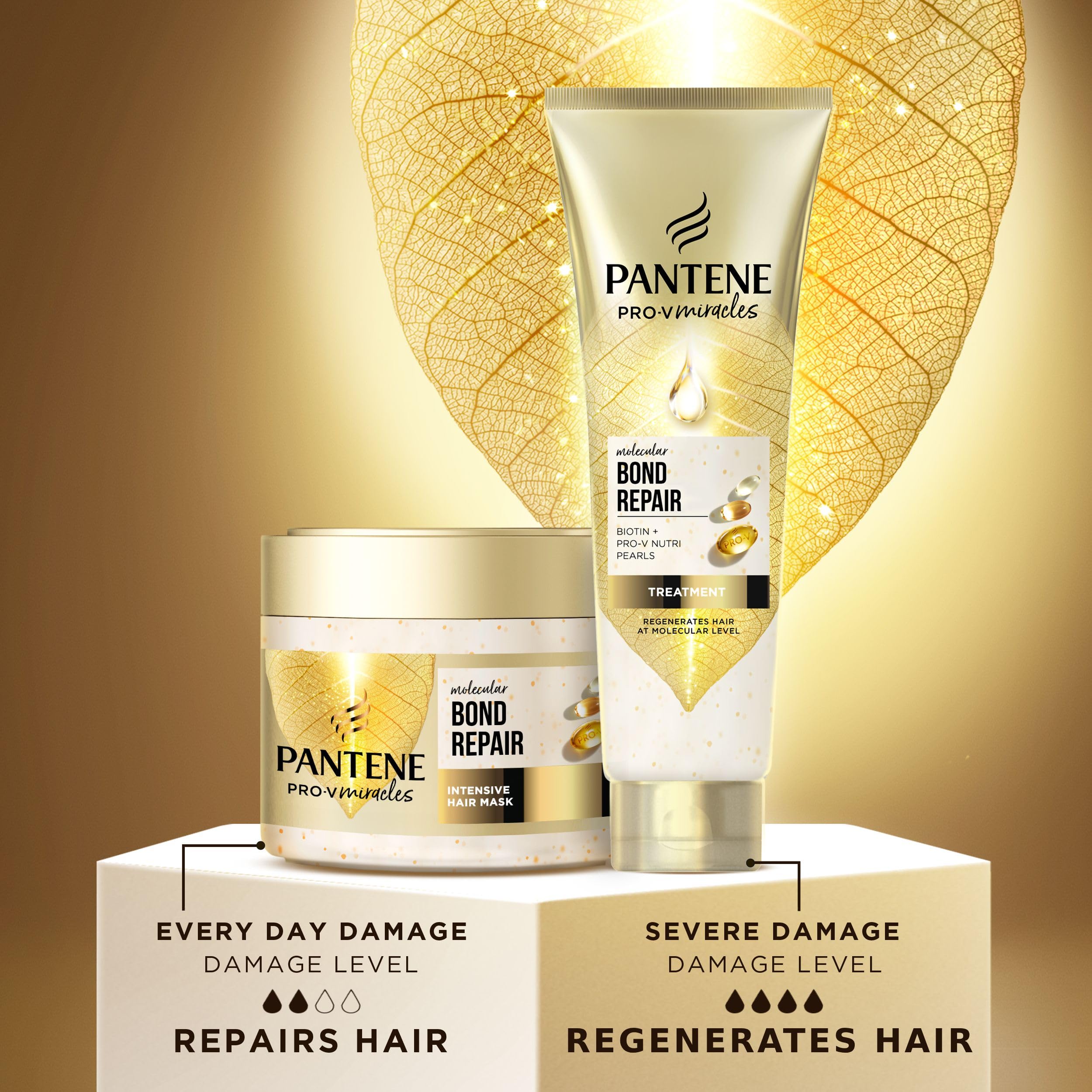 Pantene Molecular Bond Repair Intensive Hair Mask with Biotin 300ml Pro-V 9