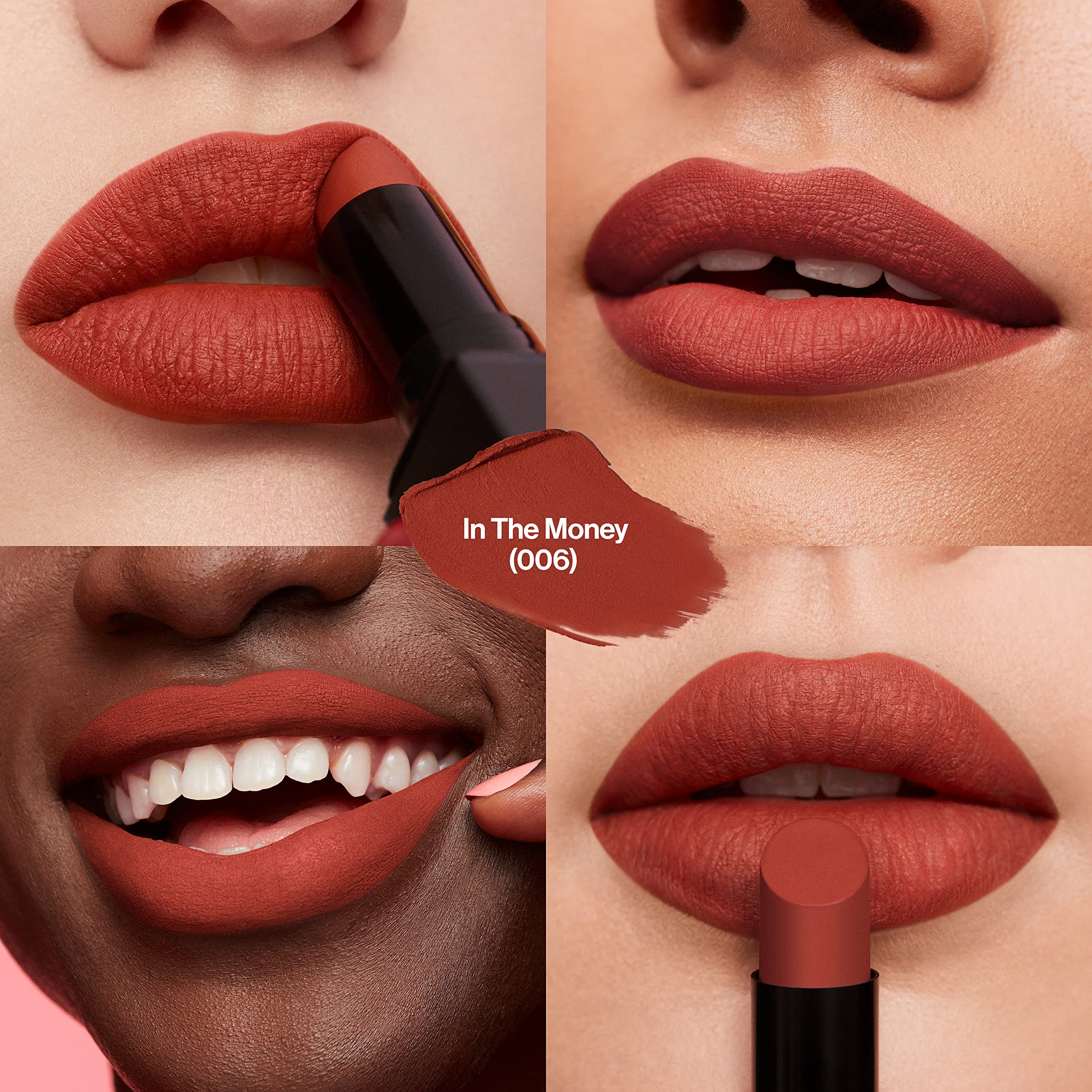 Revlon ColorStay Suede Ink Lipstick - In The Money - 8HR No-Transfer Matte Color 3